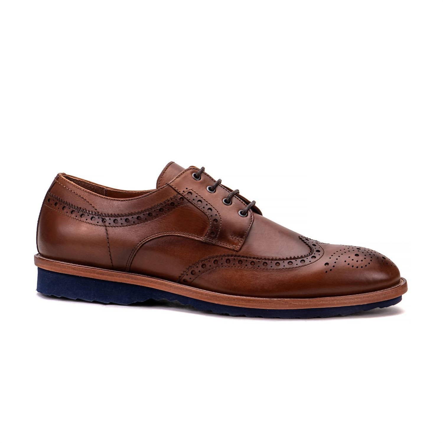 Men's Troia Leather Derby Shoes In Brown