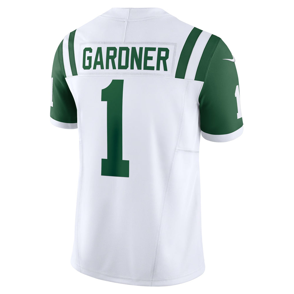 New York Jets Ahmad Sauce Gardner White Classic Alternate Vapor F.U.S.E. Limited Jersey