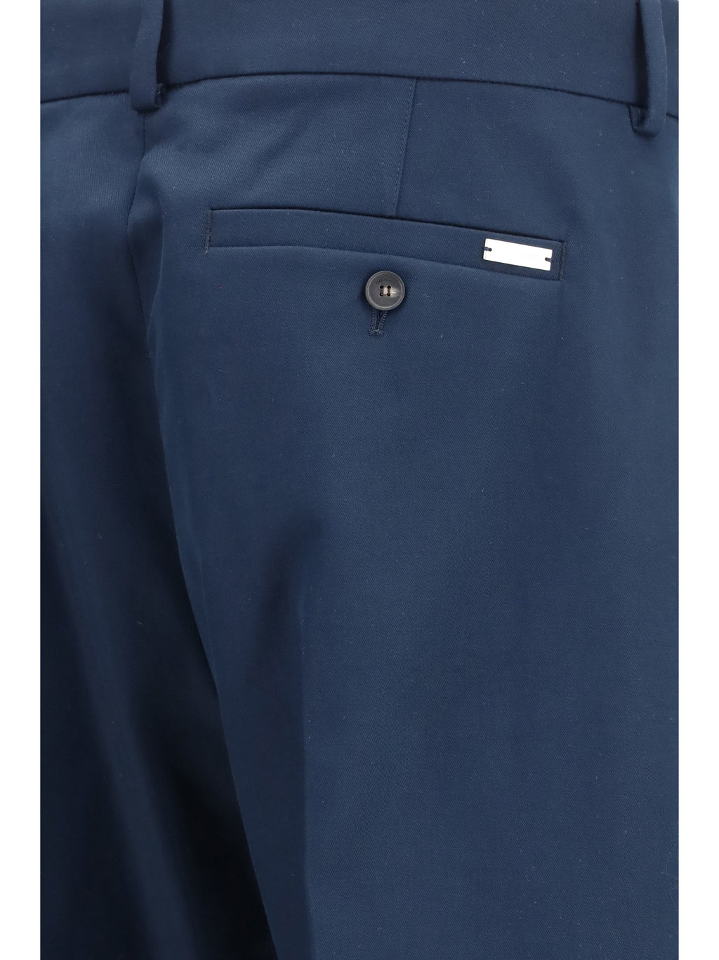 Ferragamo Men Cotton And Cashmere Chinos Pants