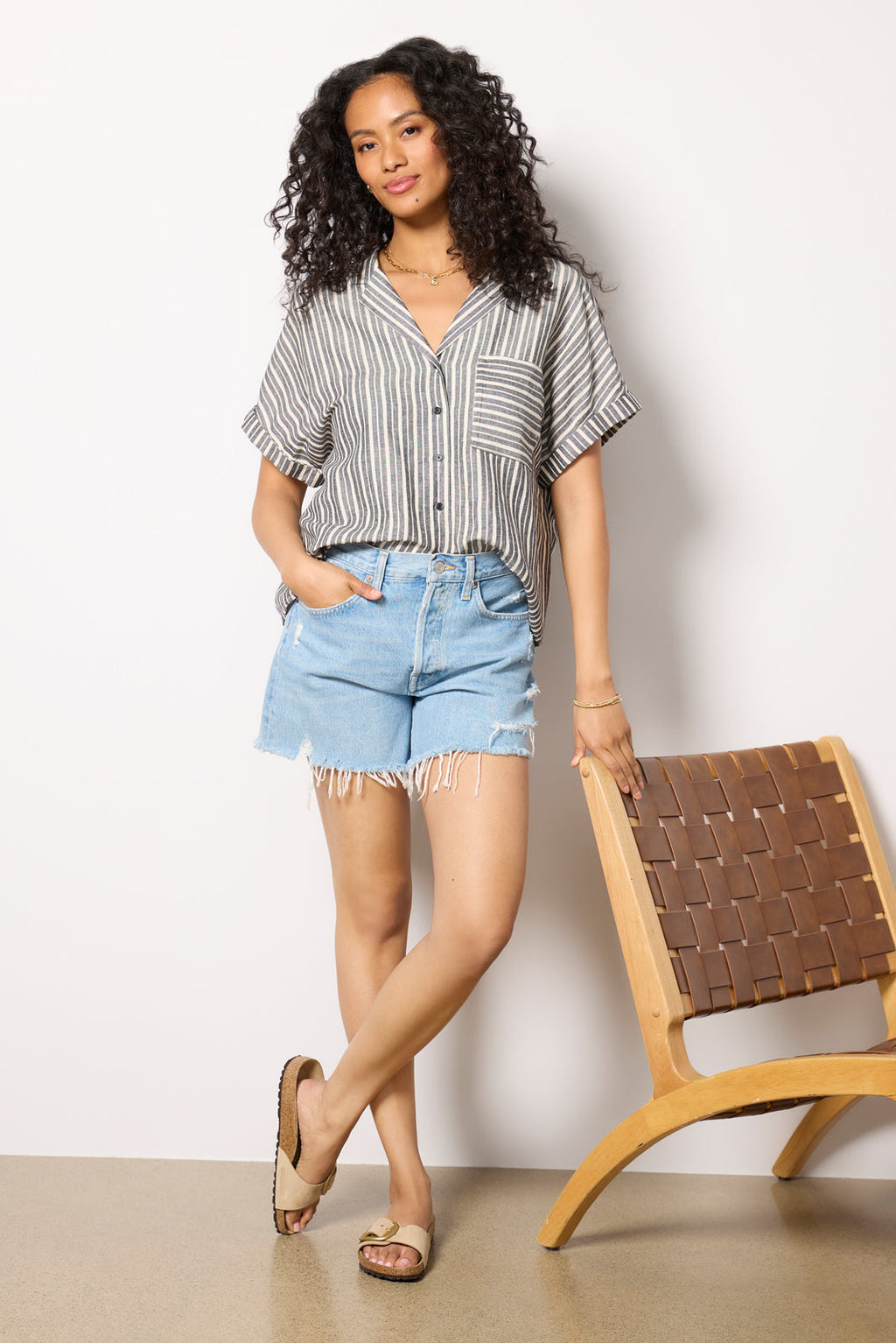 Women's Sophia Linen Resort Shirt
