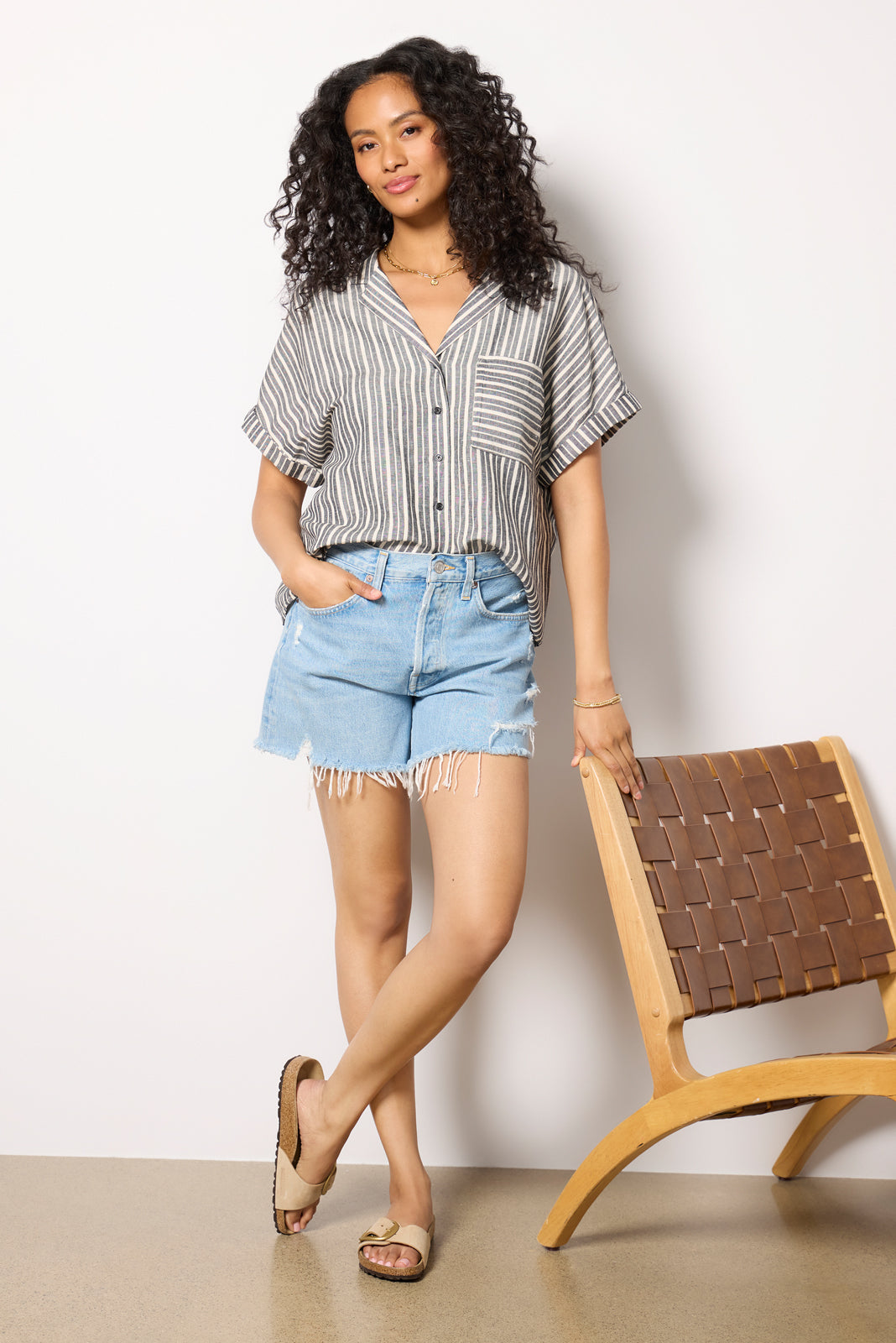 Women's Sophia Linen Resort Shirt