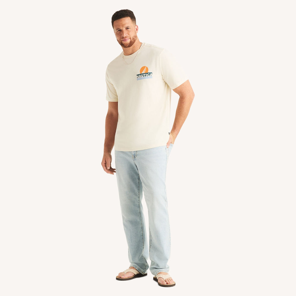 Nautica Mens Big & Tall Sailing International Graphic T-Shirt