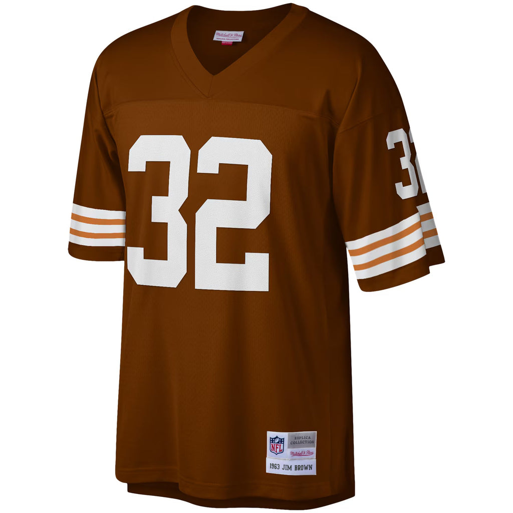 Cleveland Browns Jim Brown Mitchell & Ness Brown Legacy Replica Jersey