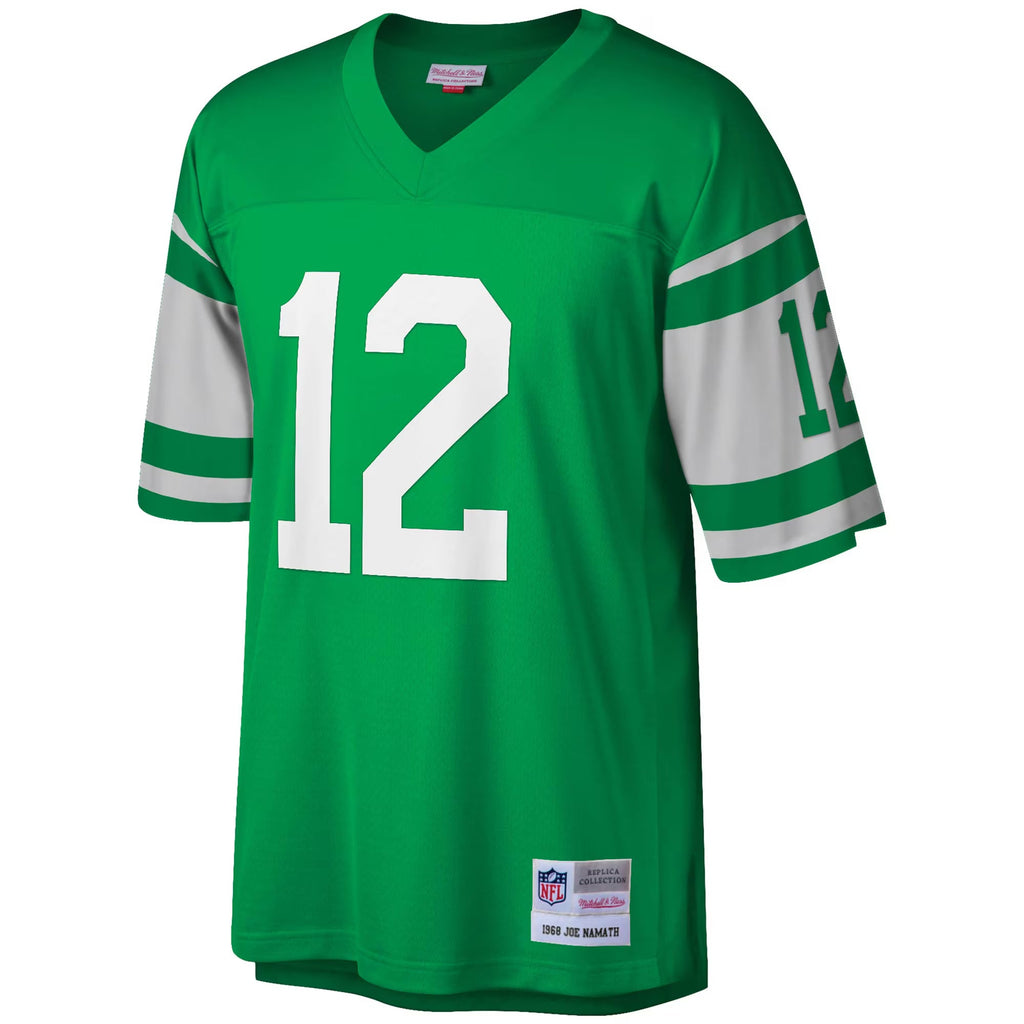New York Jets Joe Namath Mitchell & Ness Kelly Green Legacy Replica Jersey