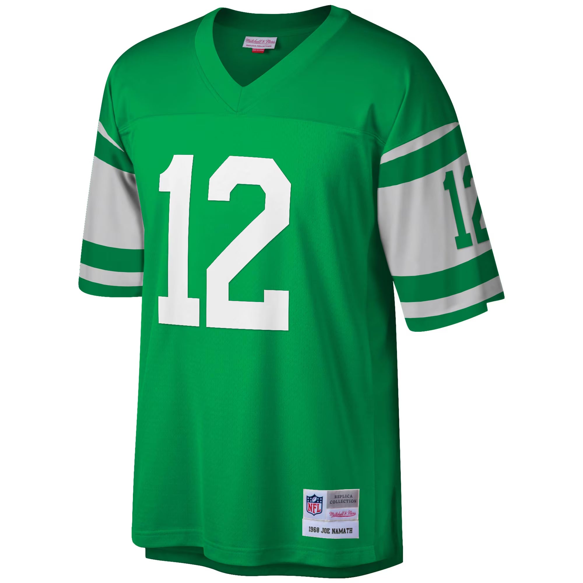 New York Jets Joe Namath Mitchell & Ness Kelly Green Legacy Replica Jersey