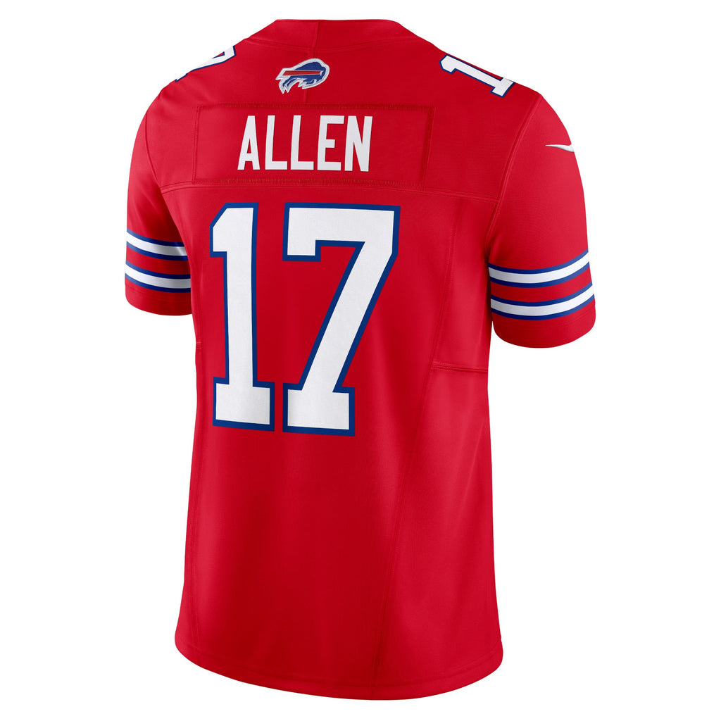 Buffalo Bills Josh Allen Red Vapor F.U.S.E. Limited Jersey