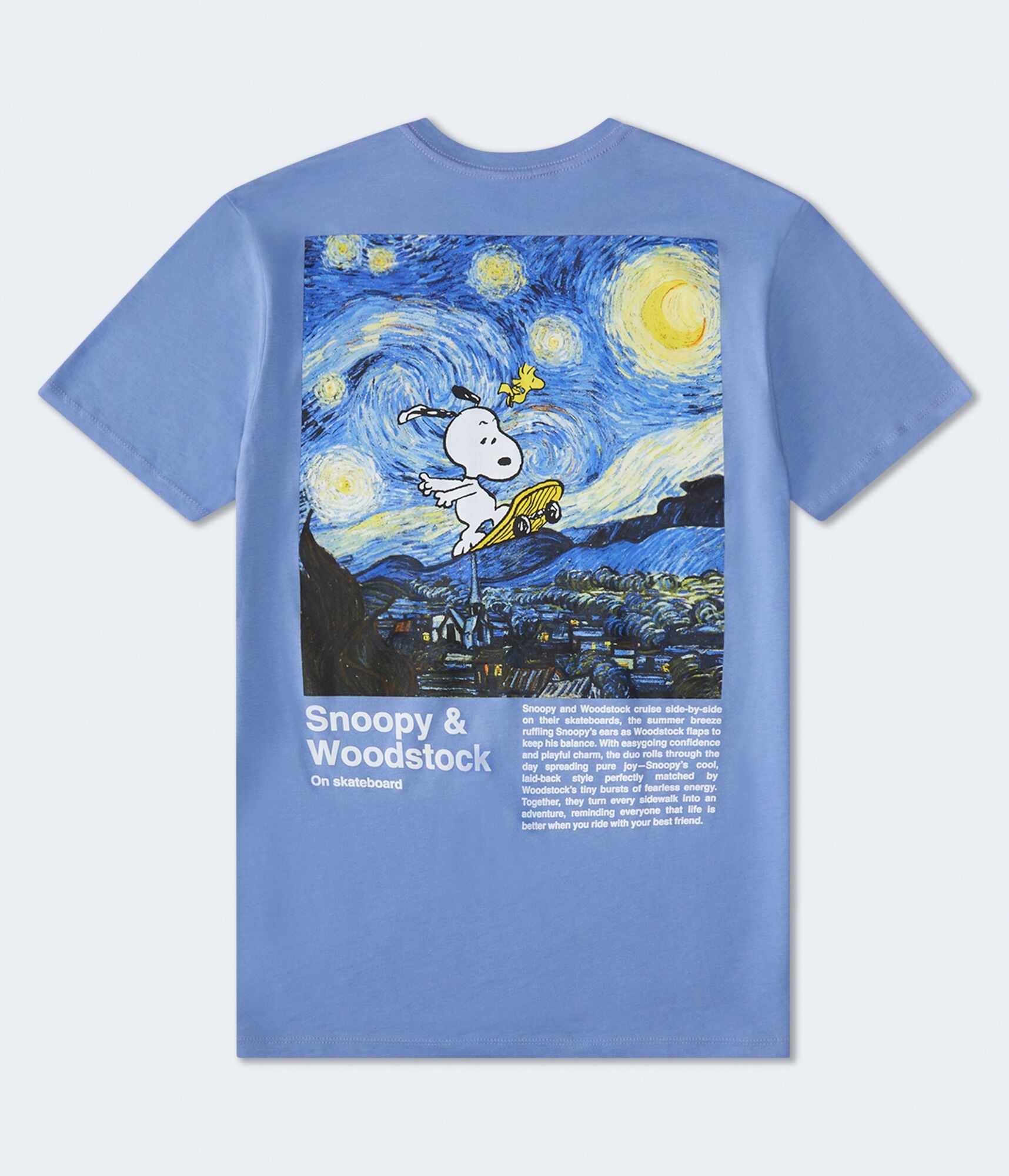 Aeropostale Snoopy The Starry Night Relaxed Graphic Tee