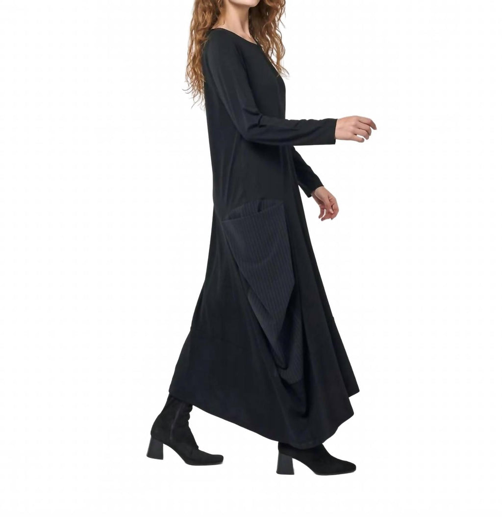 Midnight Maxi Dress In Black