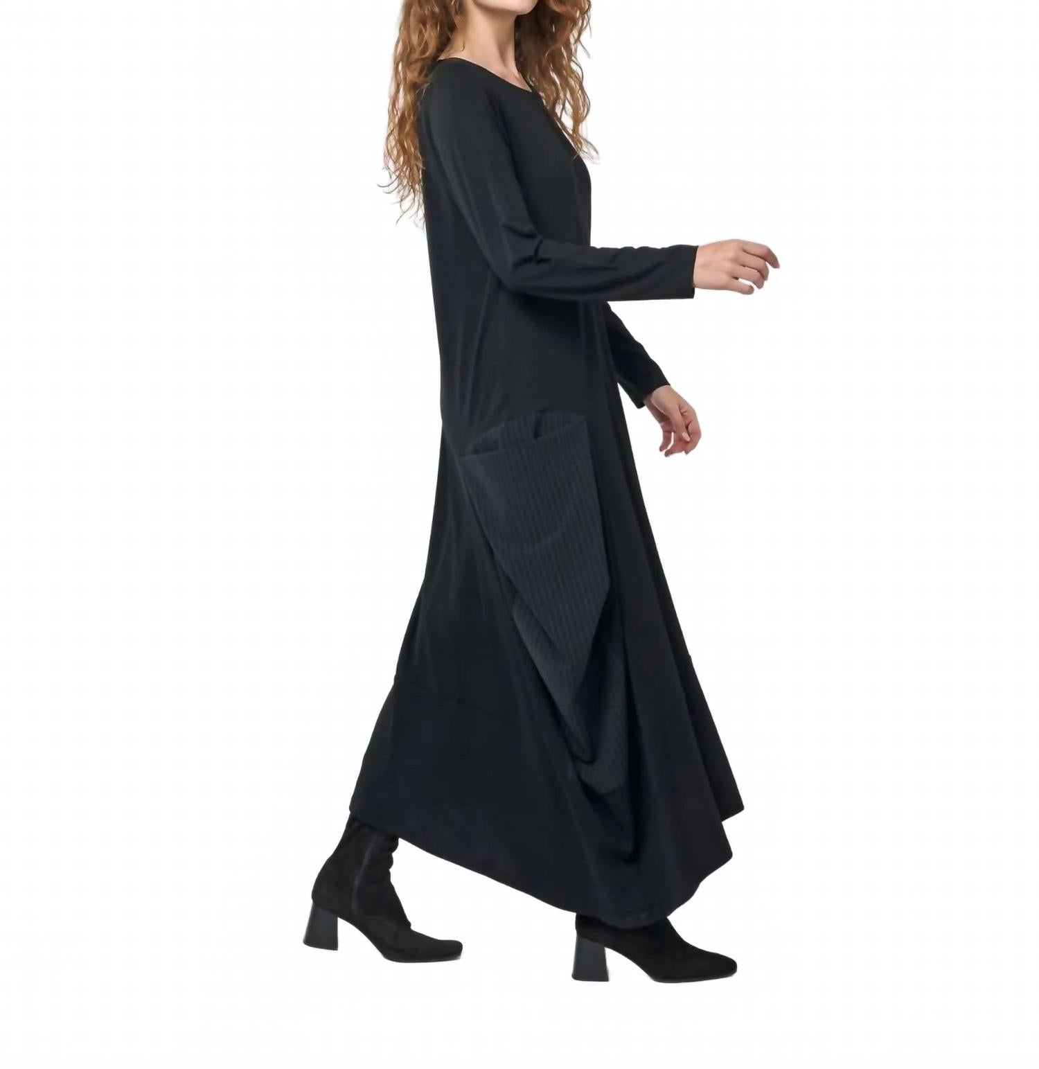 Midnight Maxi Dress In Black