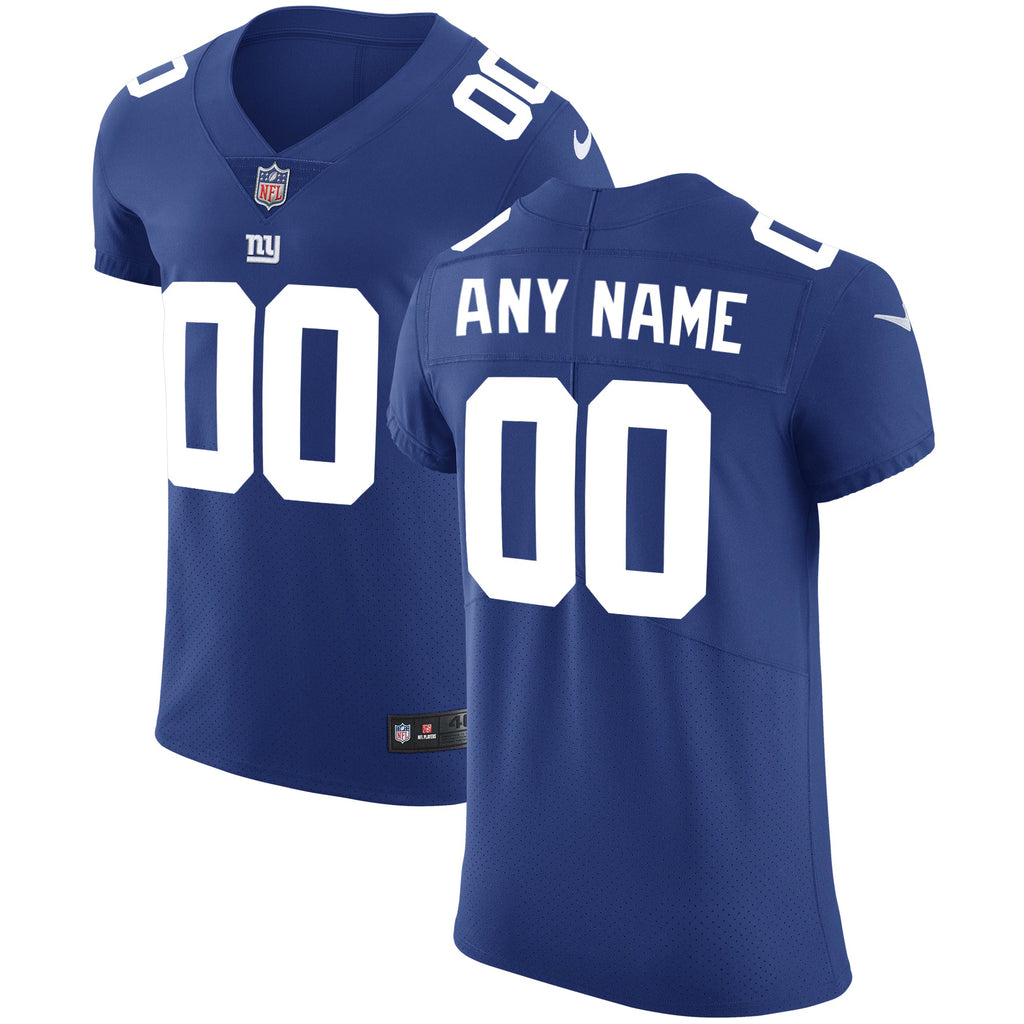 New York Giants Royal Vapor Untouchable Custom Elite Jersey