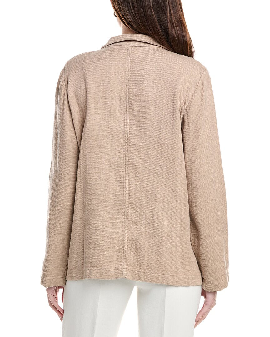 EILEEN FISHER Stand Collar Jacket