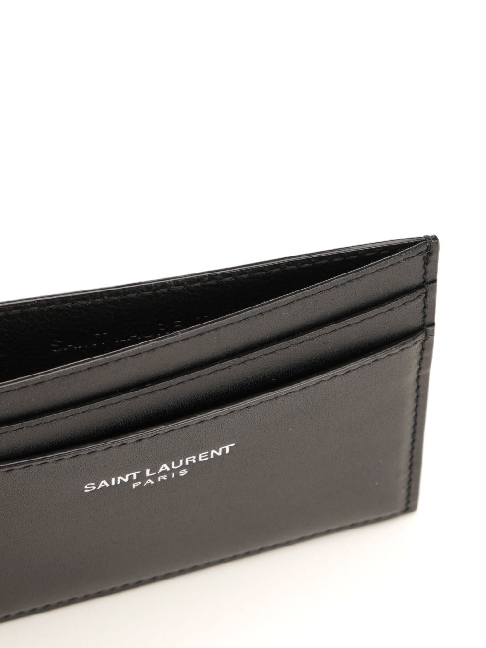 Saint Laurent Men Calfskin Card Holder