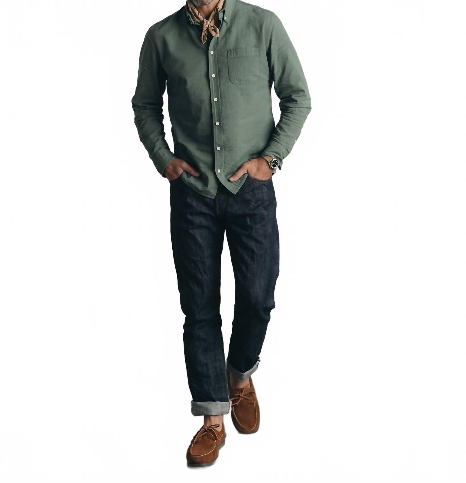 The Jack Shirt In Deep Sea Seersucker