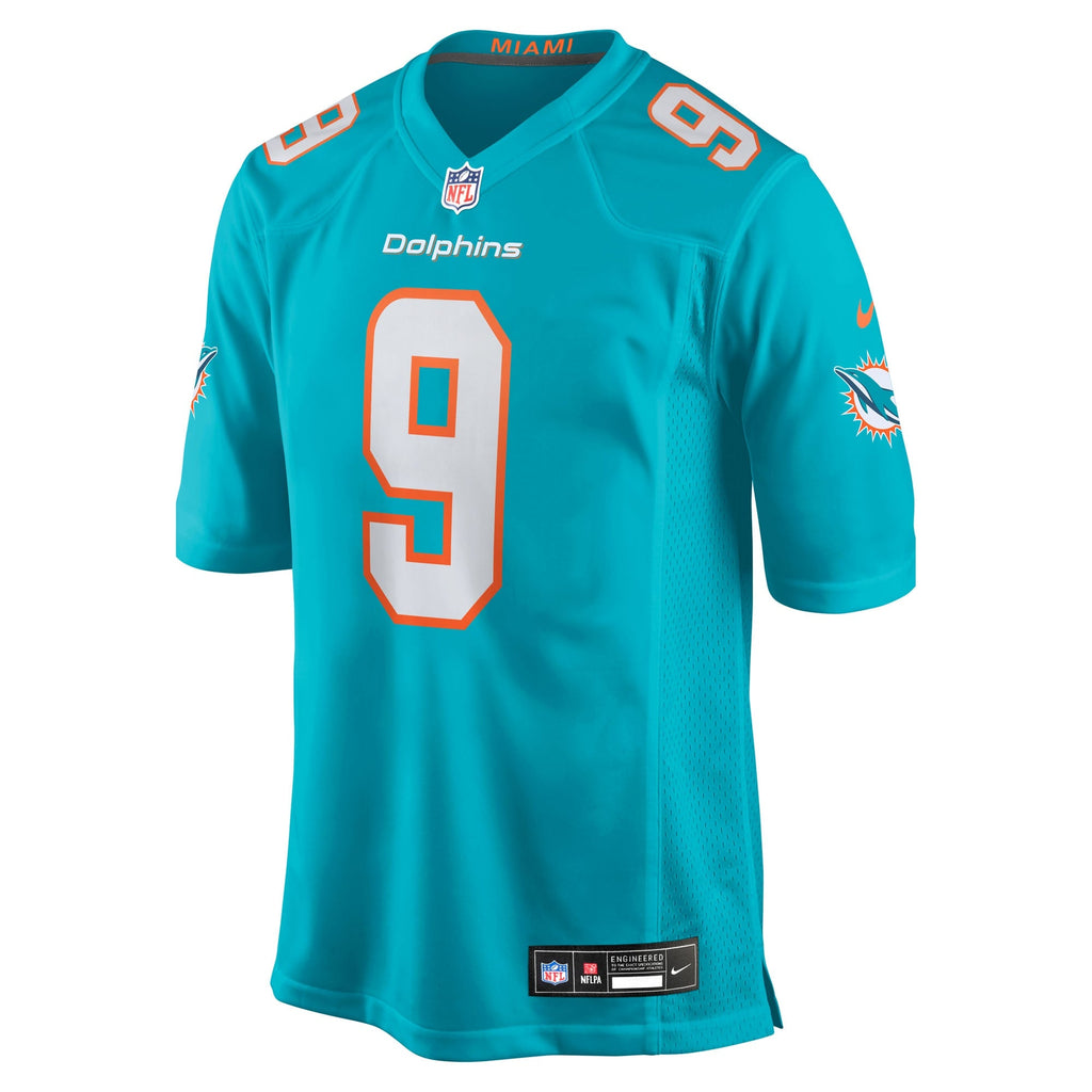 Miami Dolphins Ifeatu Melifonwu Aqua Team Game Jersey