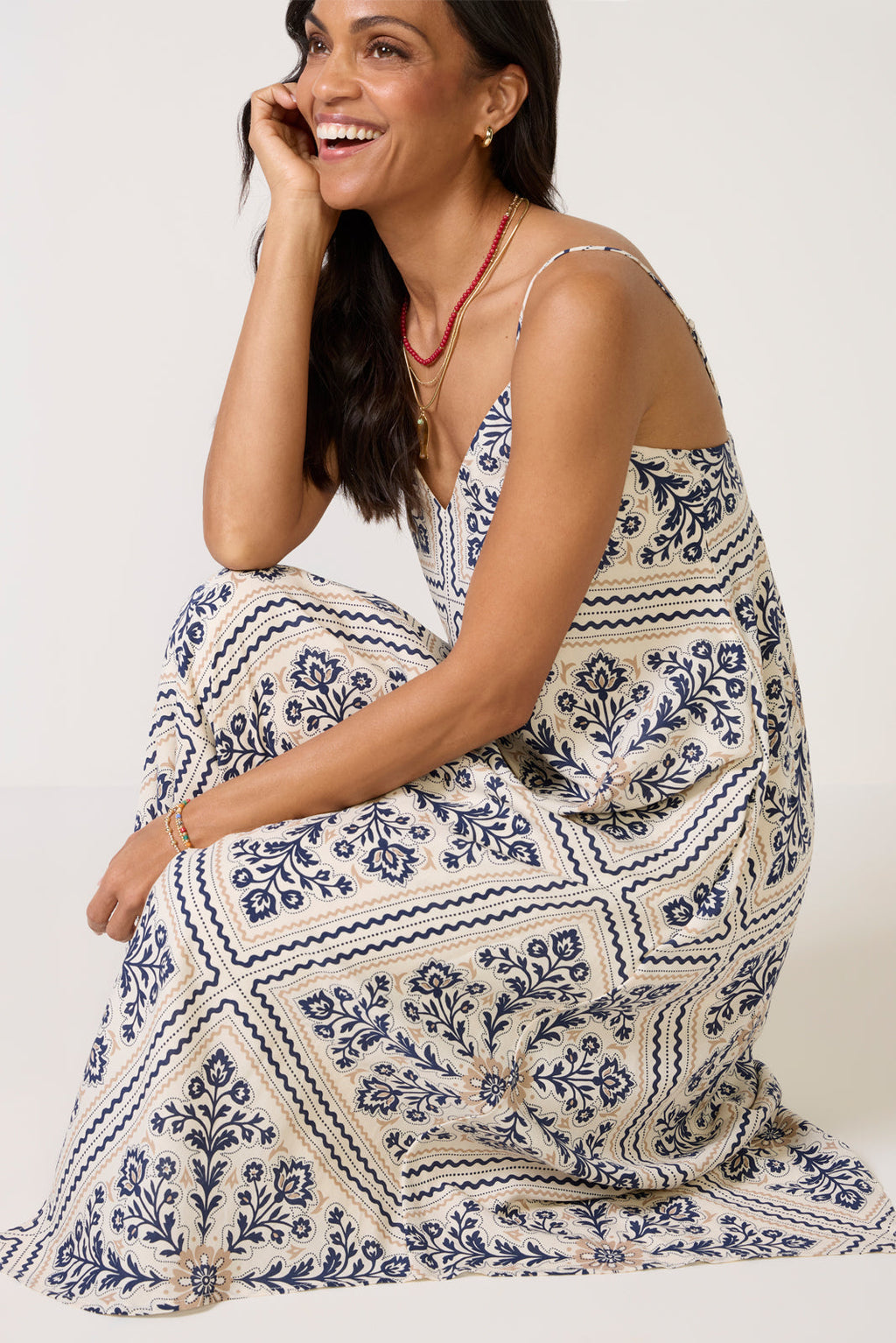 Women's Maggie Handkerchief Midi Dress