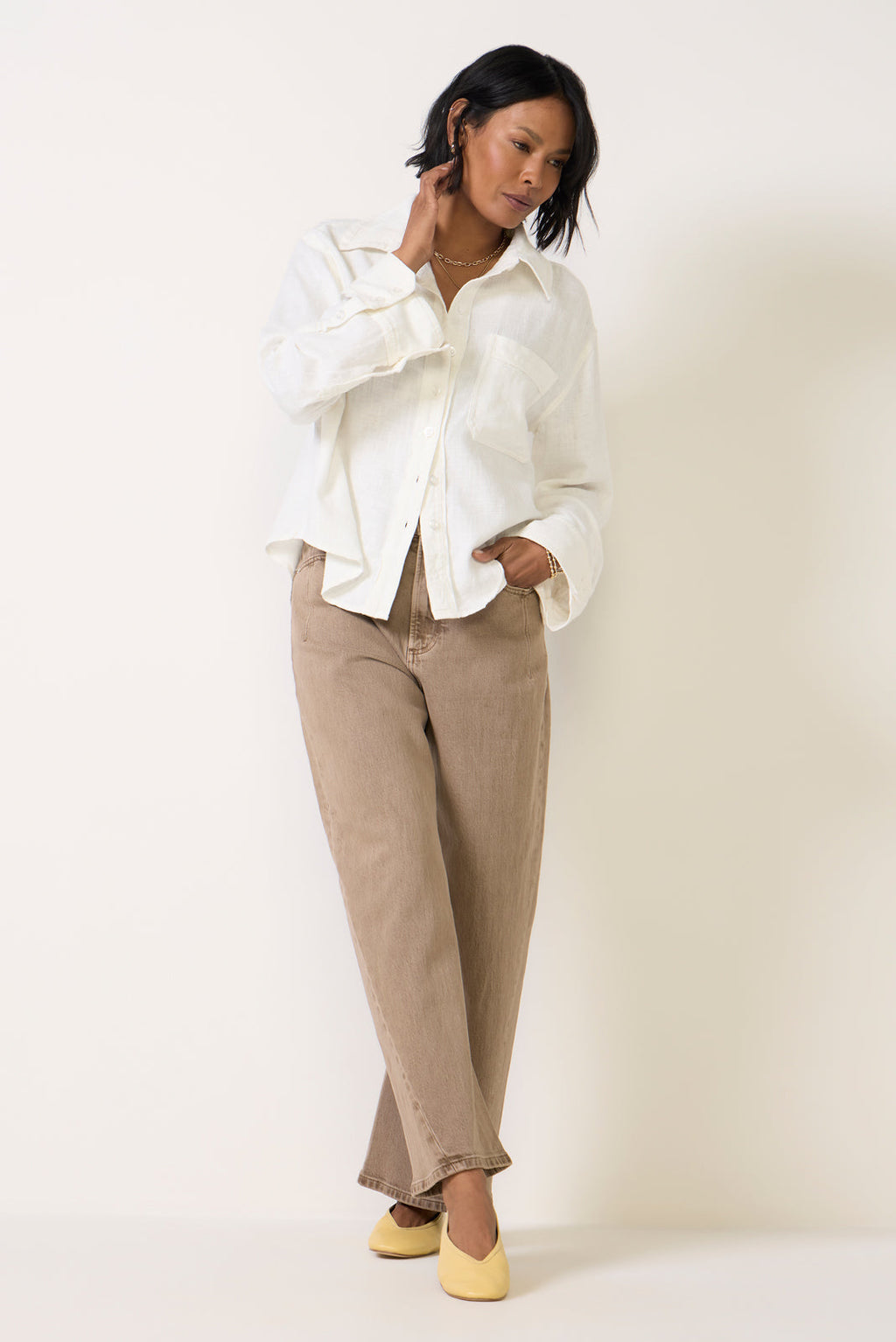 Women's Linen Laurel Top