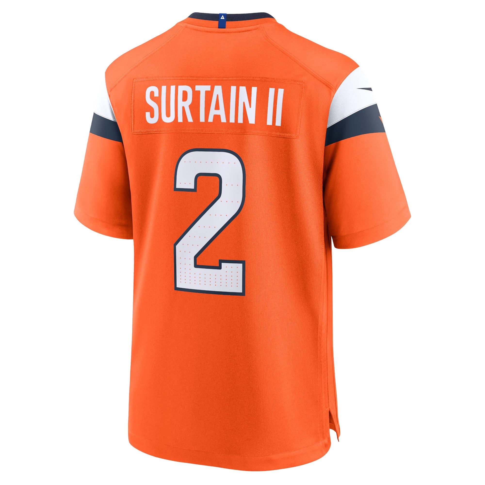 Denver Broncos Patrick Surtain II Orange Mile High Collection Game Jersey
