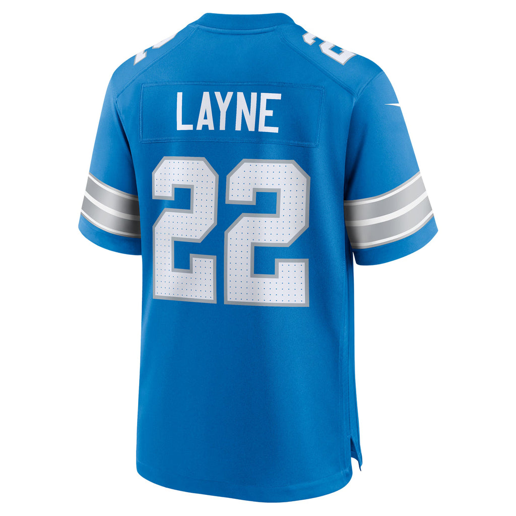 Detroit Lions Bobby Layne Blue Retired Player Game Jersey