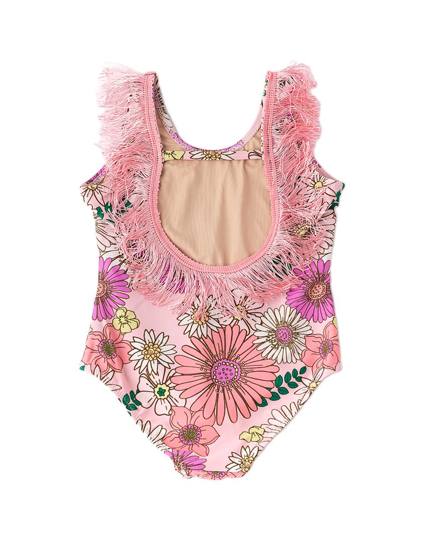 Shade Critters Retro Blossom Fringe Back Swimsuit