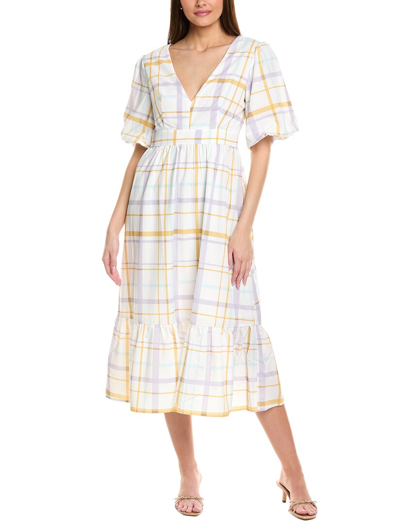 JL LUXE Tie Back Midi Dress