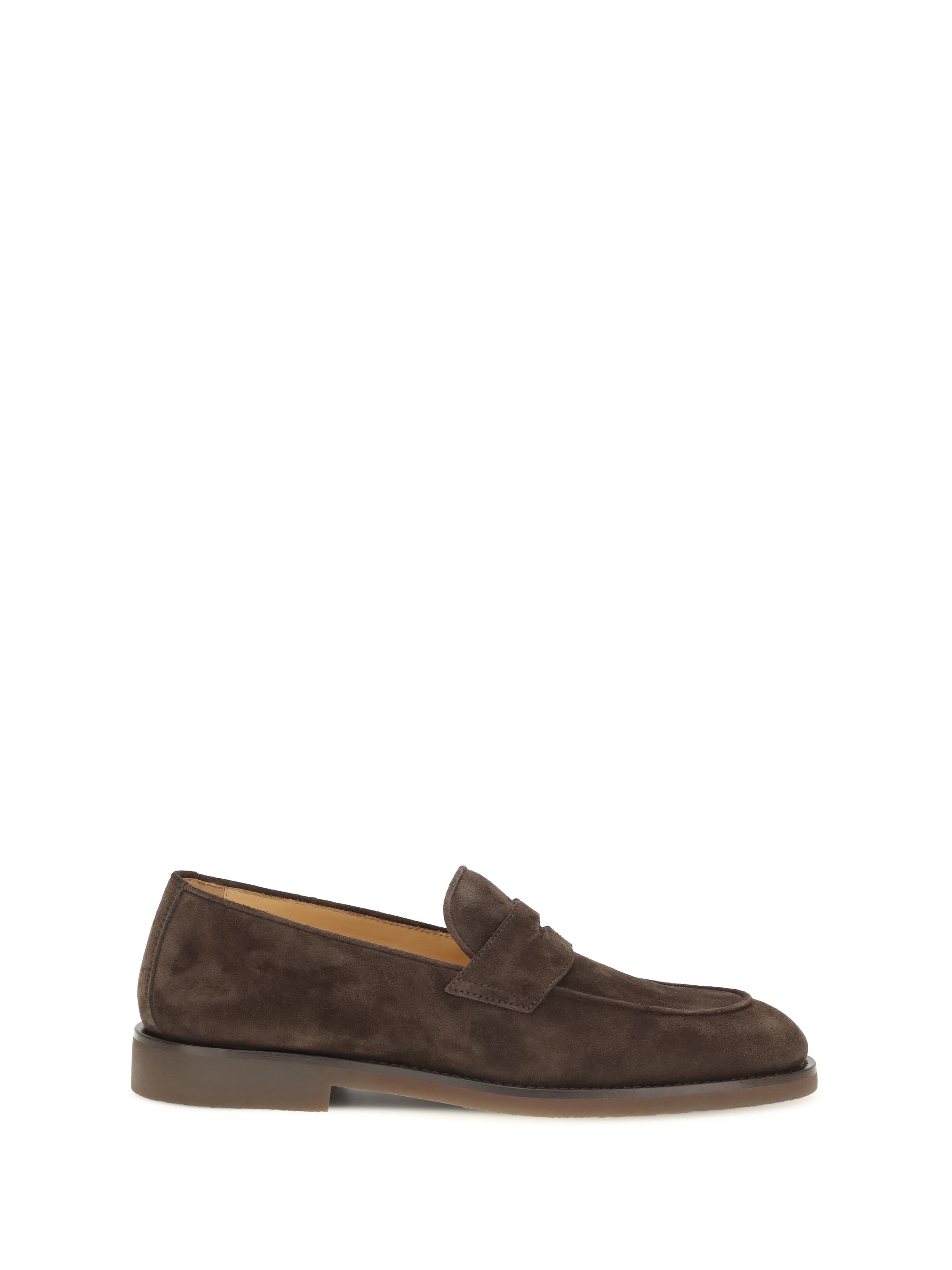Brunello Cucinelli Men Suede Leather Loafers