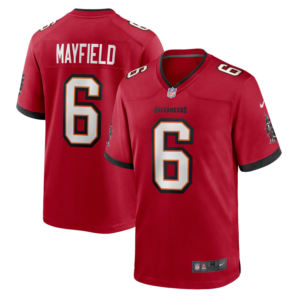 Tampa Bay Buccaneers Baker Mayfield Red Team Game Jersey