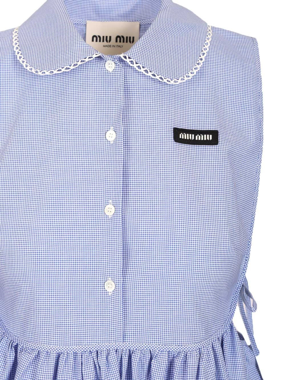 Miu Miu Women Dress In Poplin