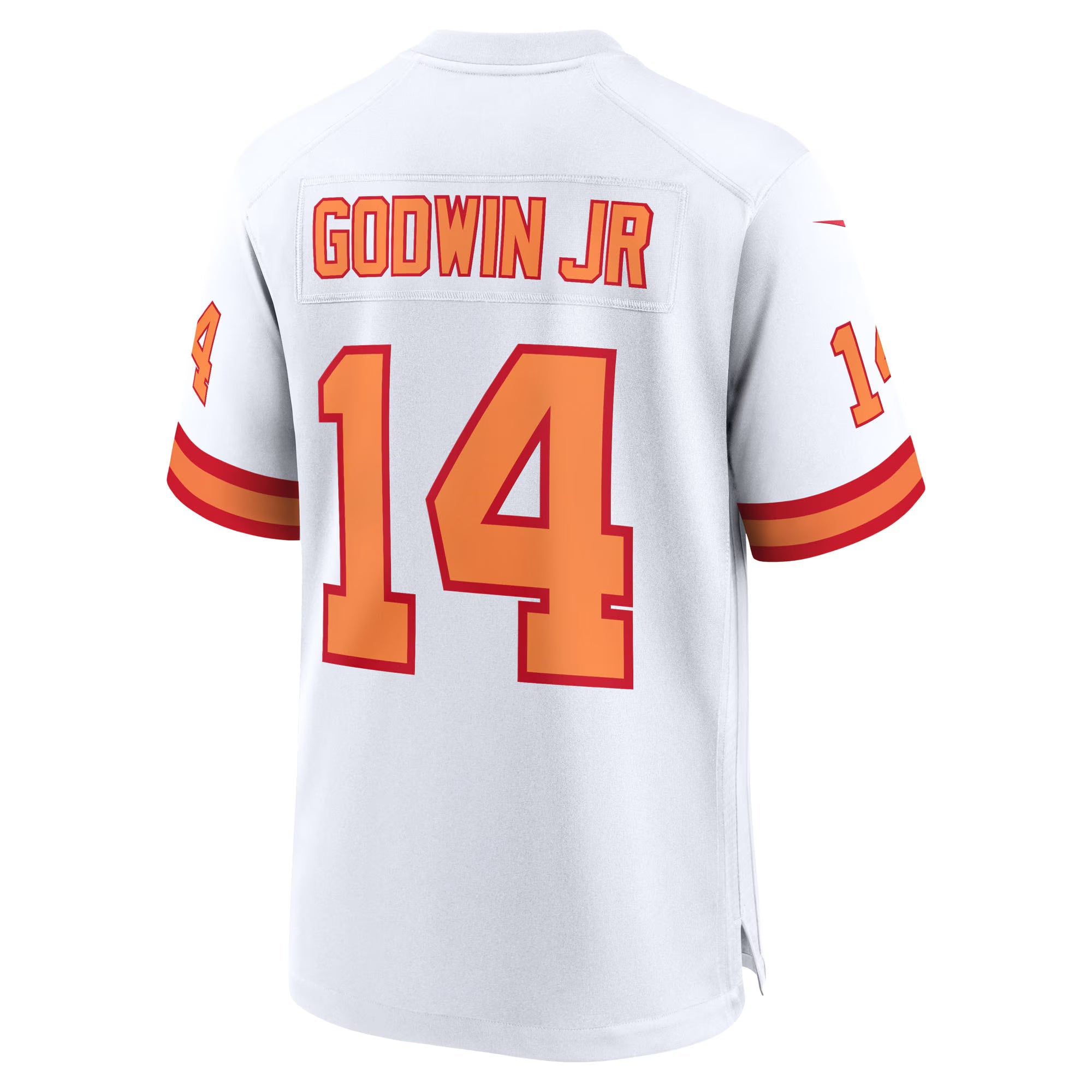 76 Tampa Bay Buccaneers Chris Godwin Jr. White 50th Season Game Jersey