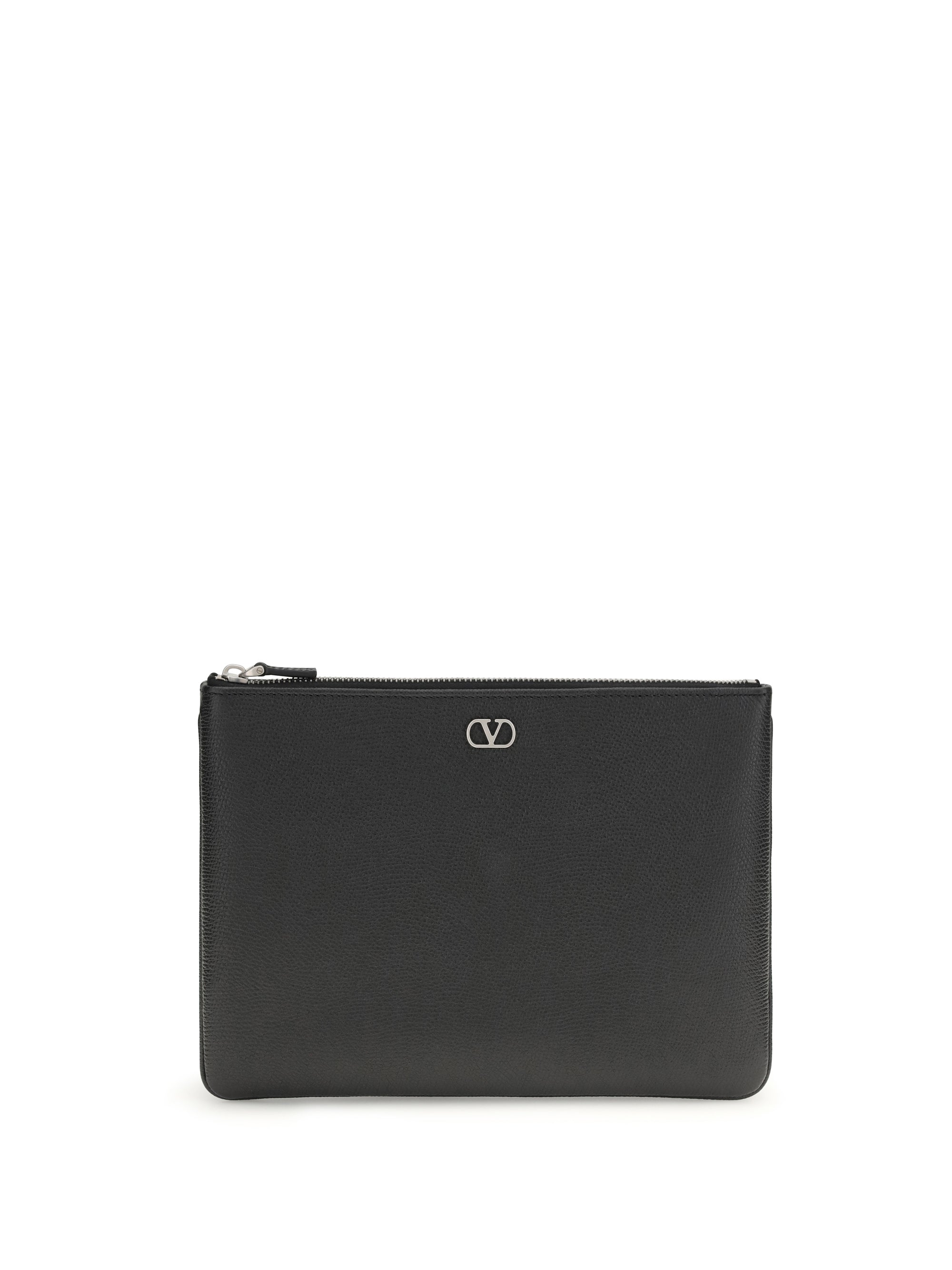 Valentino Garavani Men Leather Pouch