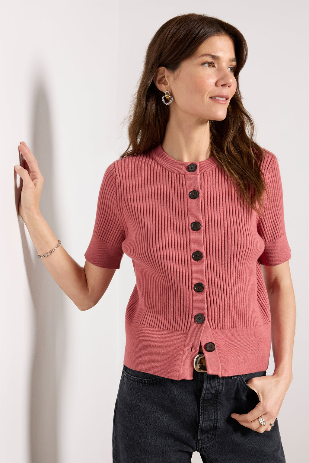 Women's Micha Short Sleeve Cardigan