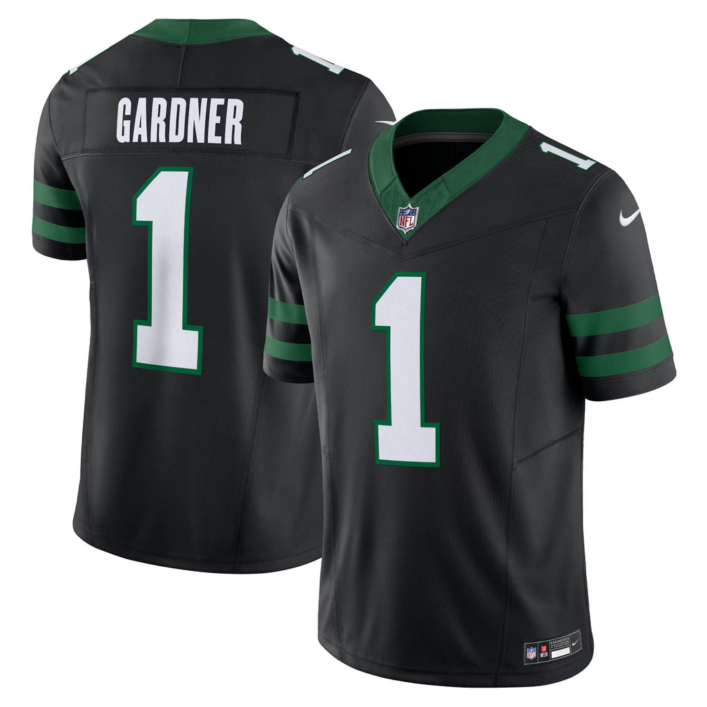 New York Jets Ahmad Sauce Gardner Legacy Black Alternate Vapor F.U.S.E. Limited Jersey