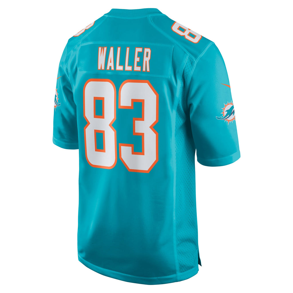 Miami Dolphins Darren Waller Aqua Team Game Jersey