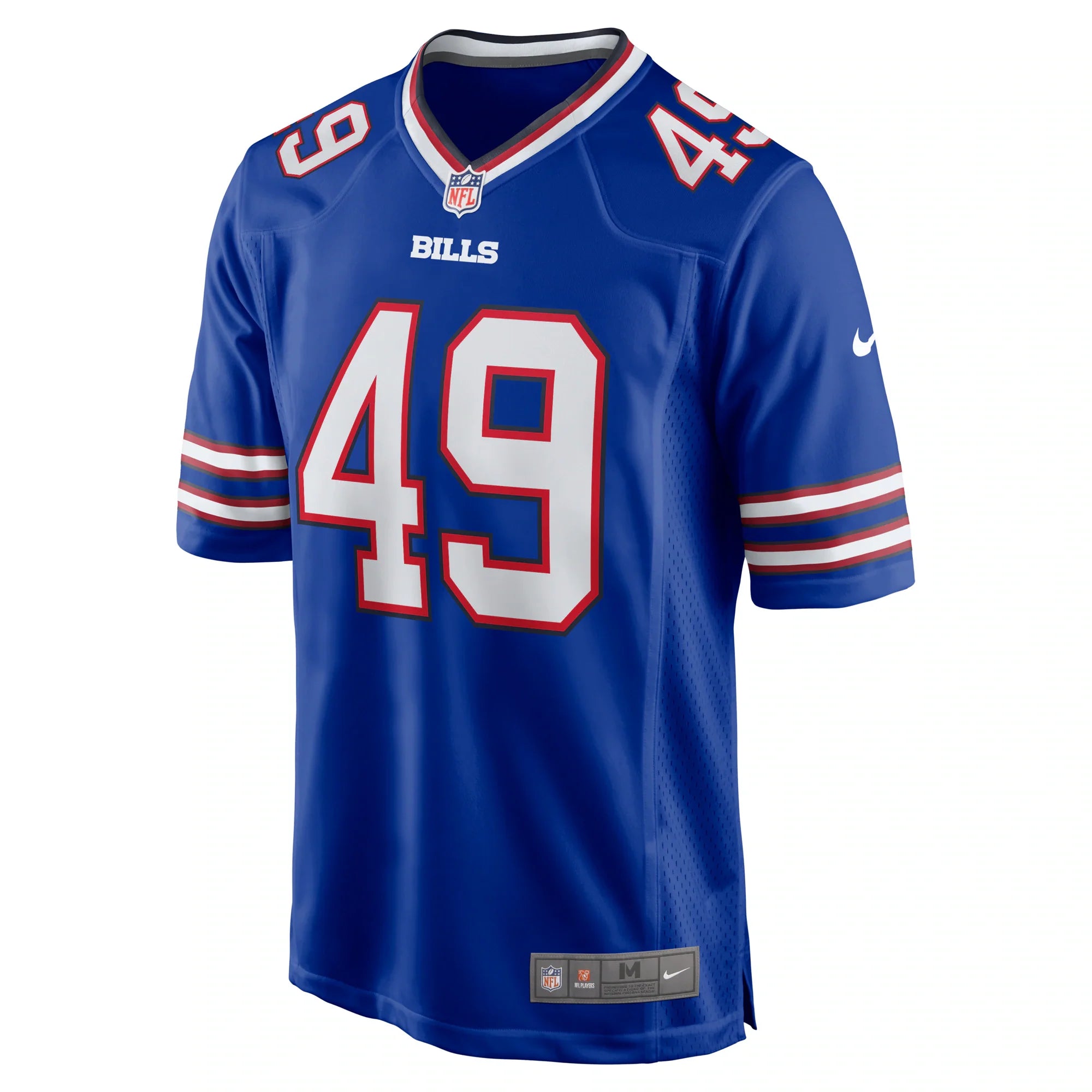 Buffalo Bills DaShaun White Royal Team Game Jersey