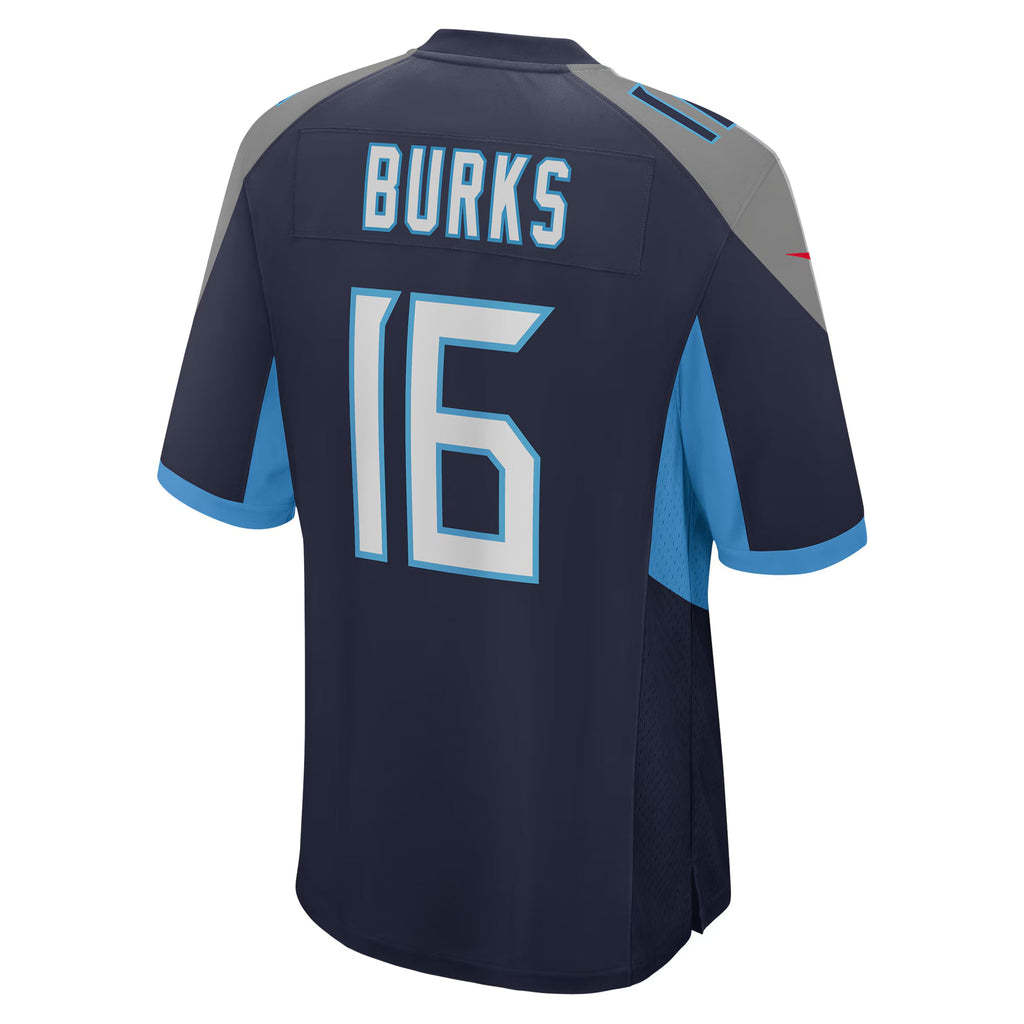 Tennessee Titans Treylon Burks Navy Player Game Jersey