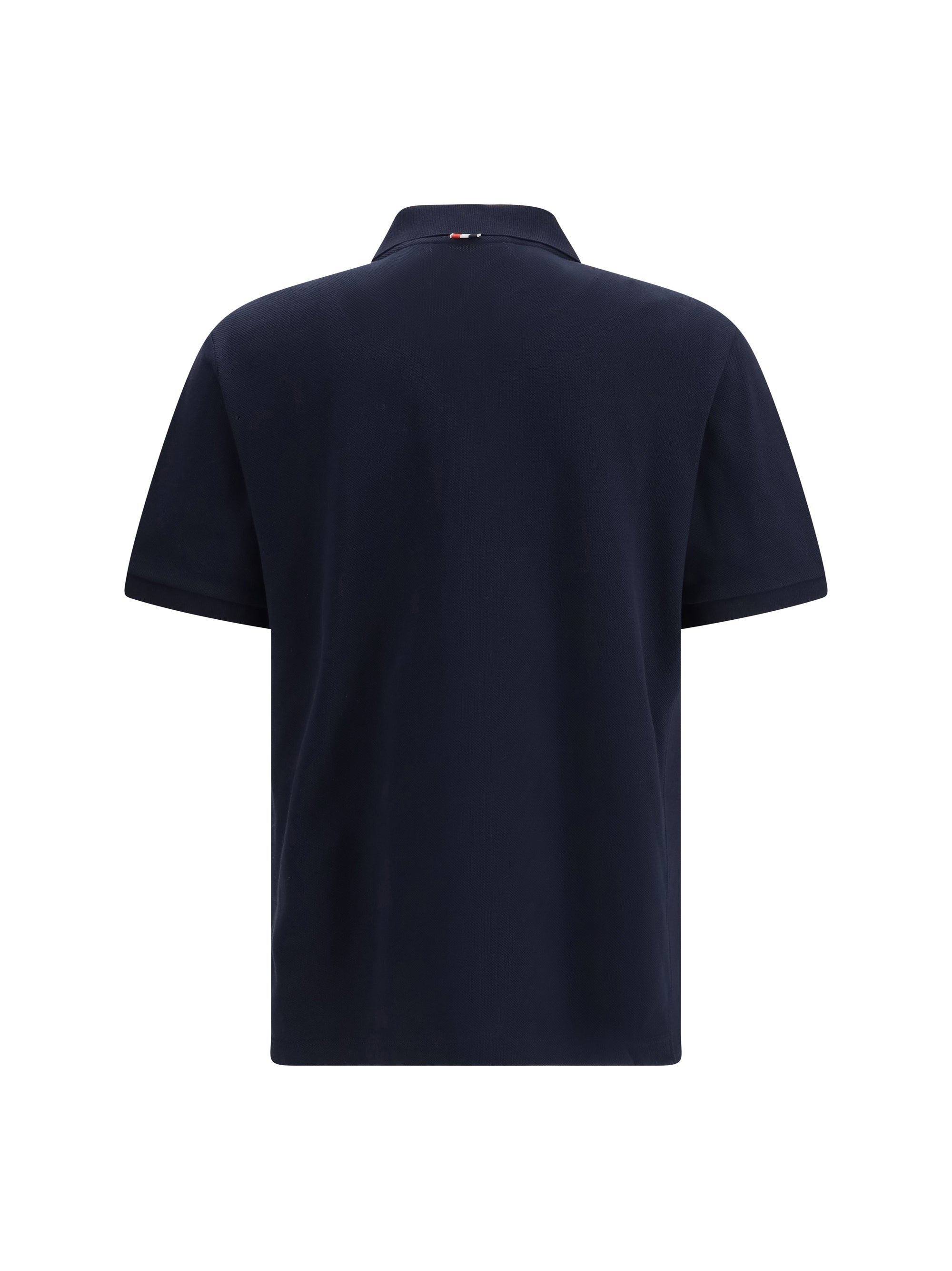 Thom Browne Men Polo Whit Iconic Bands