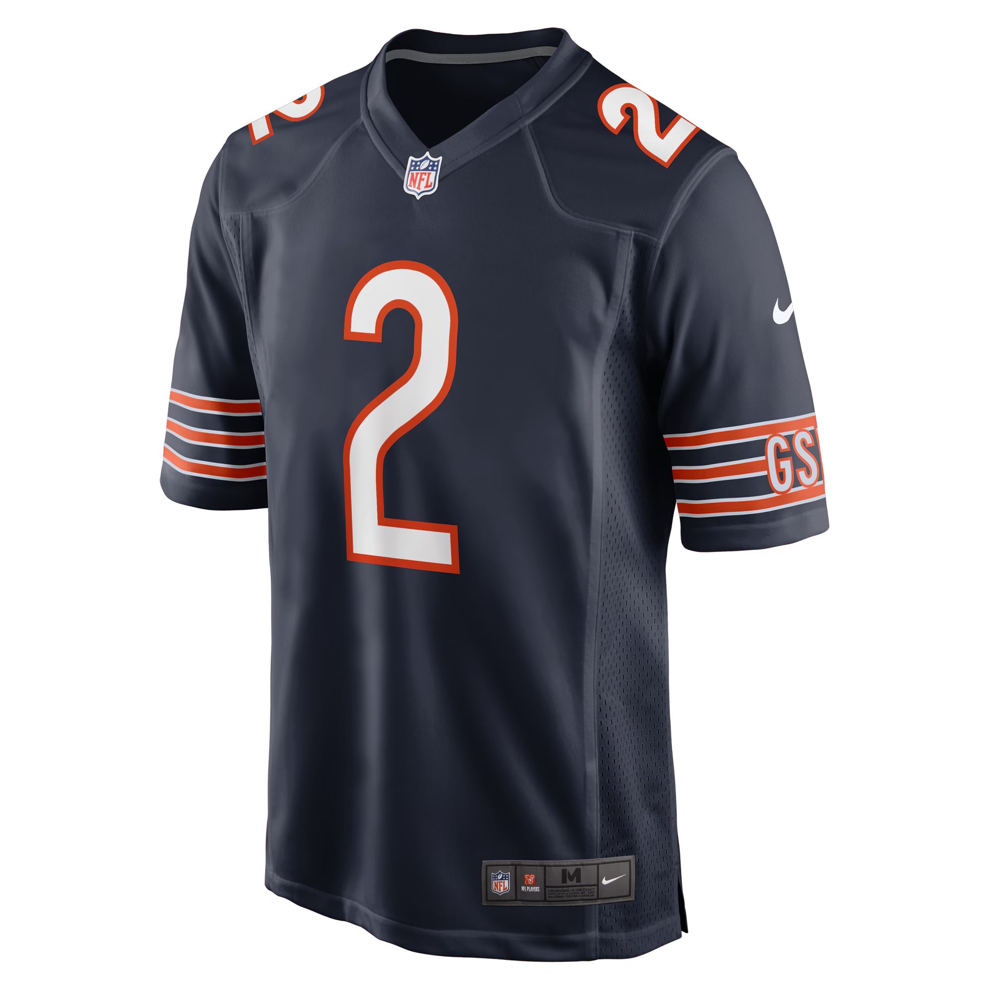 Chicago Bears D.J. Moore Navy Team Color Game Jersey
