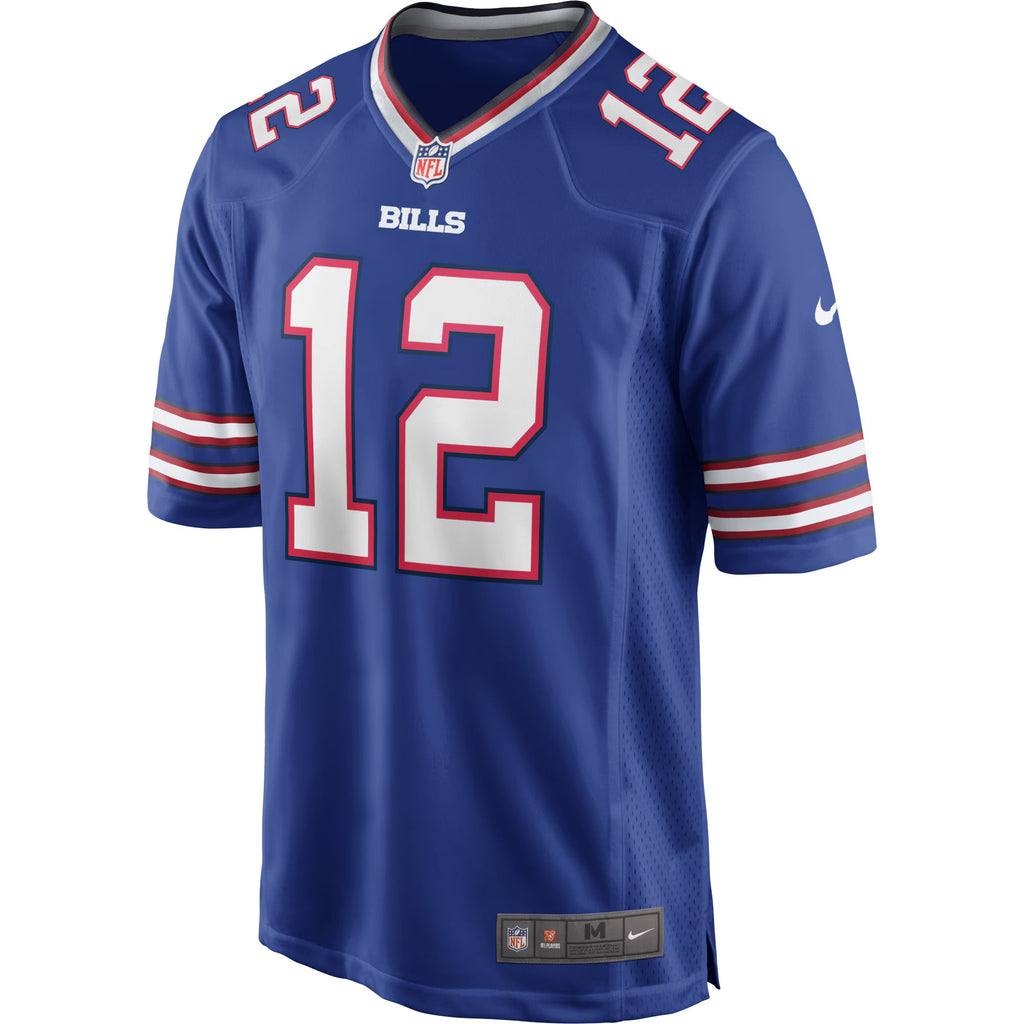 Buffalo Bills Jim Kelly Royal Game Retired Player Jersey