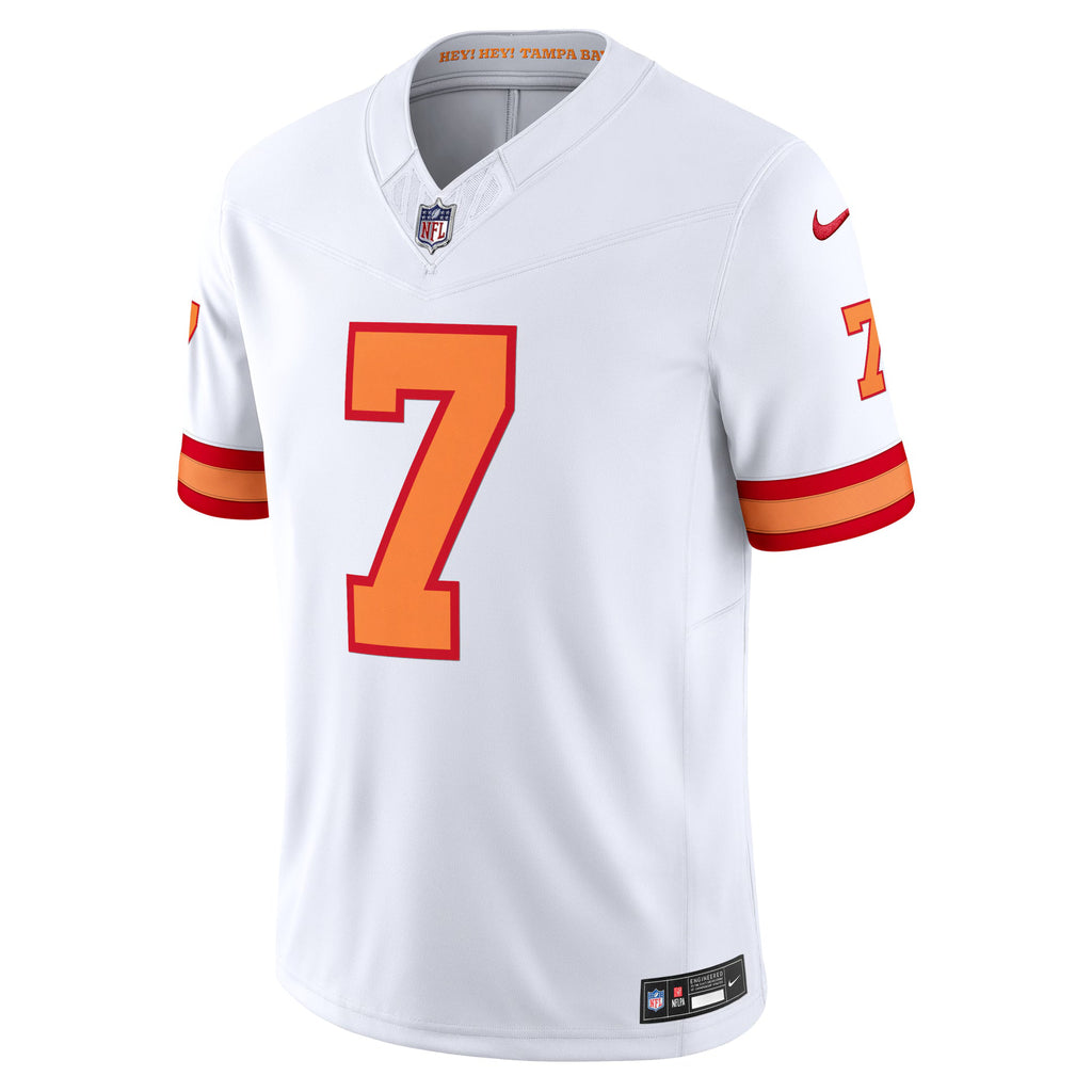 76 Tampa Bay Buccaneers Bucky Irving White Vapor F.U.S.E. Player Limited Jersey
