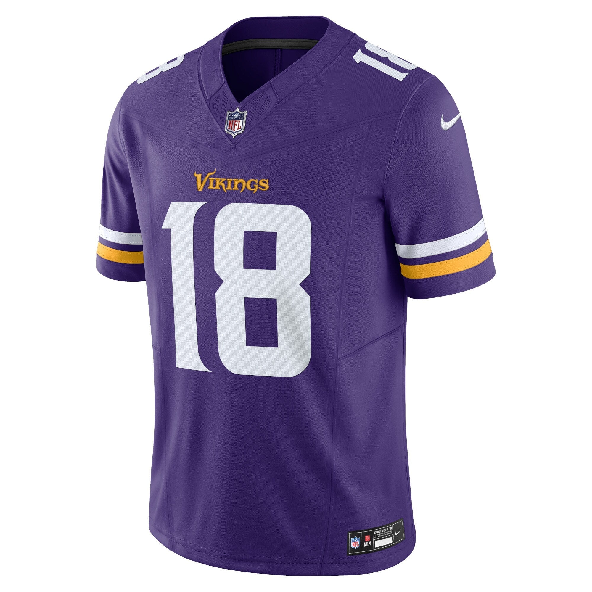 Minnesota Vikings Justin Jefferson Purple Vapor F.U.S.E. Limited Jersey