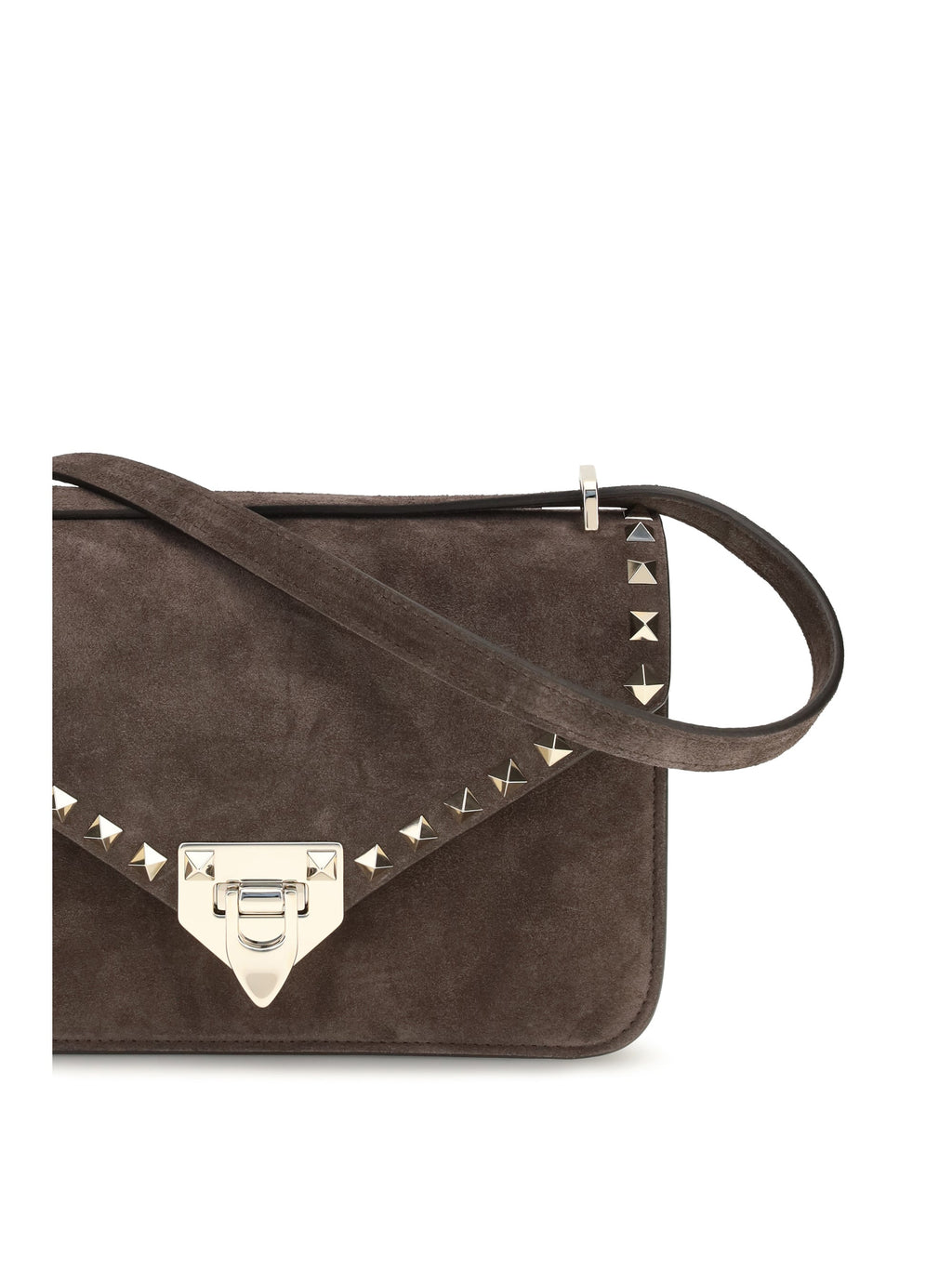 Valentino Garavani Women Rockstud Mini Suede Shoulder Bag