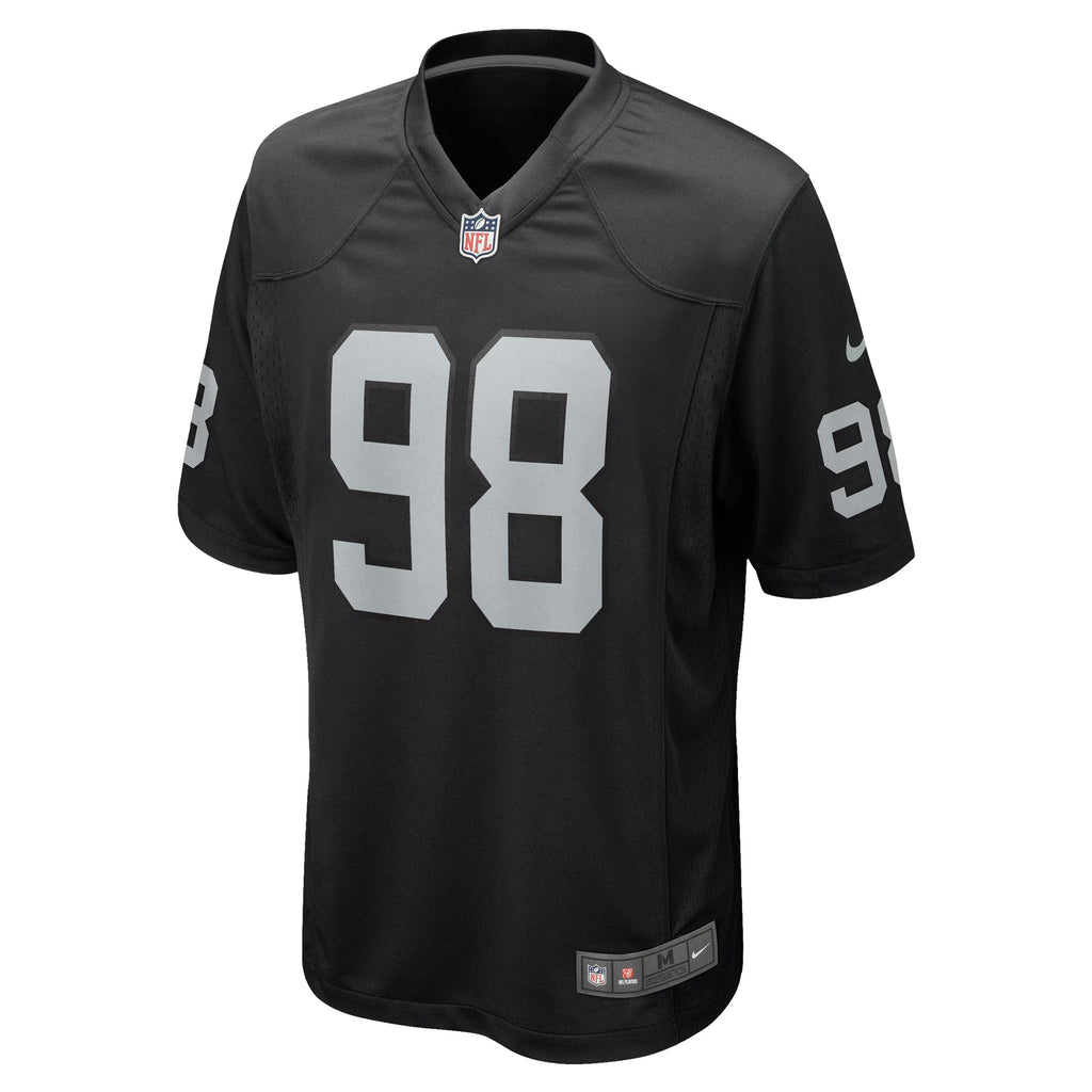Las Vegas Raiders Maxx Crosby Black Game Jersey