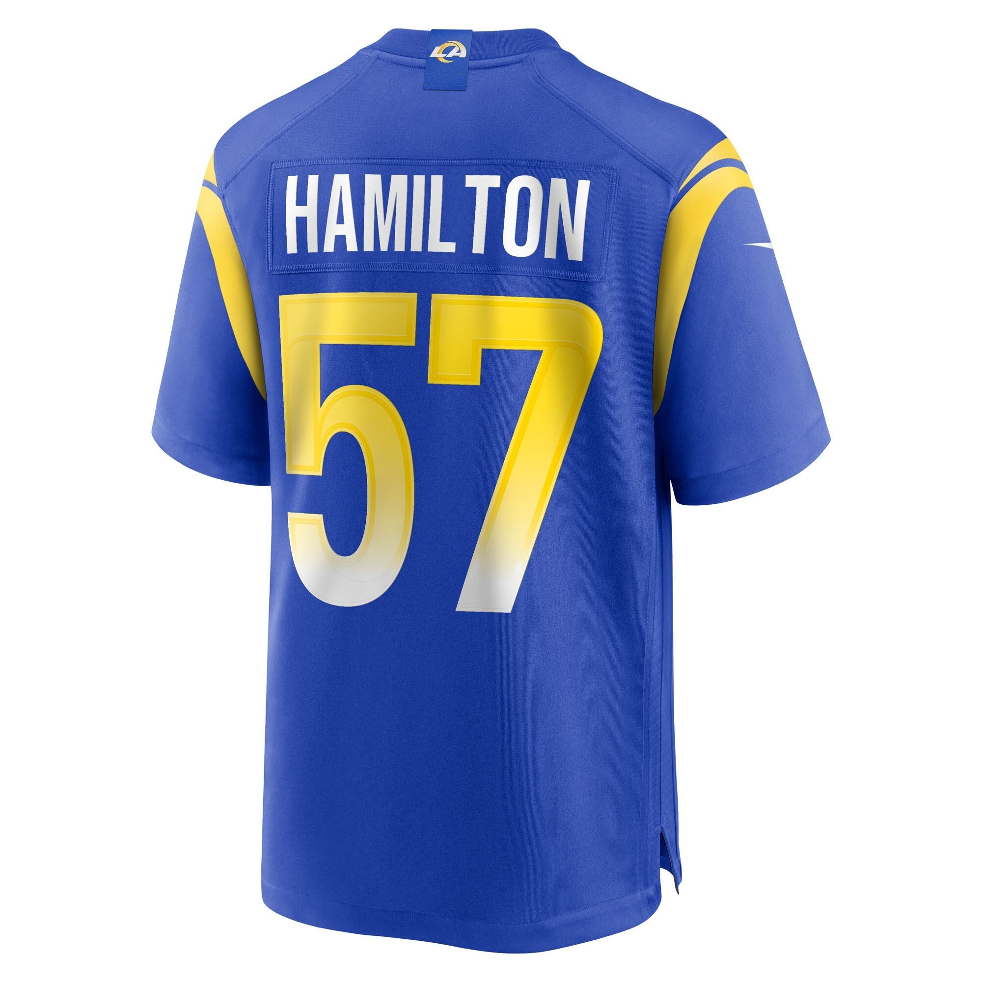 Los Angeles Rams Ty Hamilton Royal Team Game Jersey