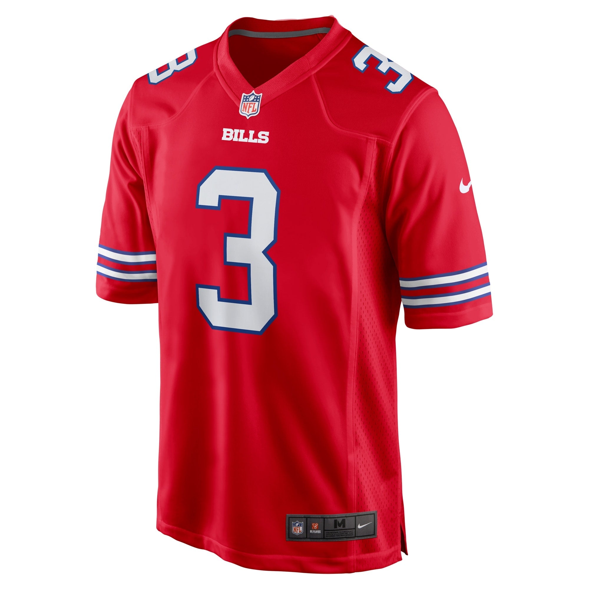Buffalo Bills Damar Hamlin Red Alternate Game Jersey