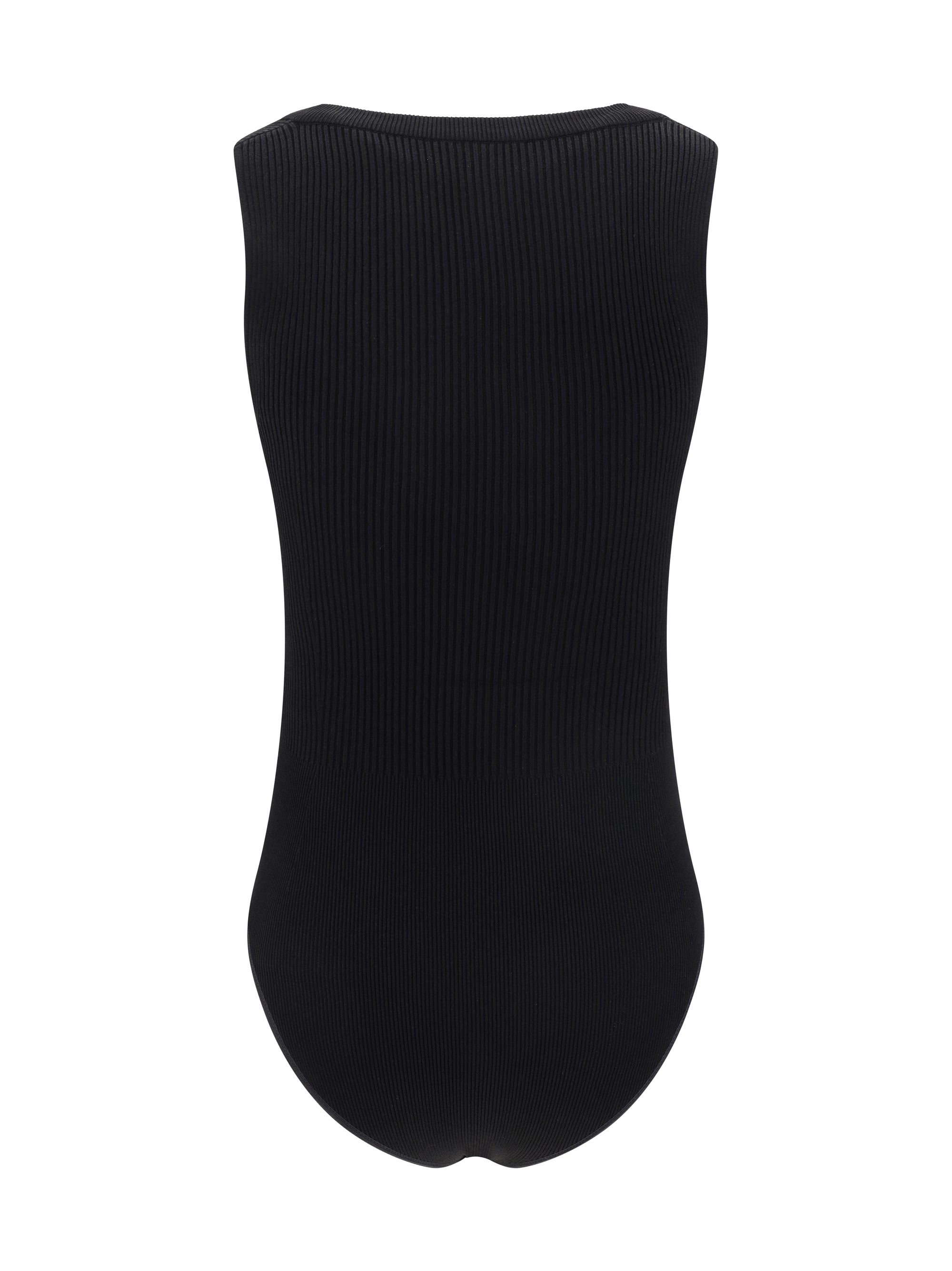 Alaïa Women Ribbed Design Bodysuit