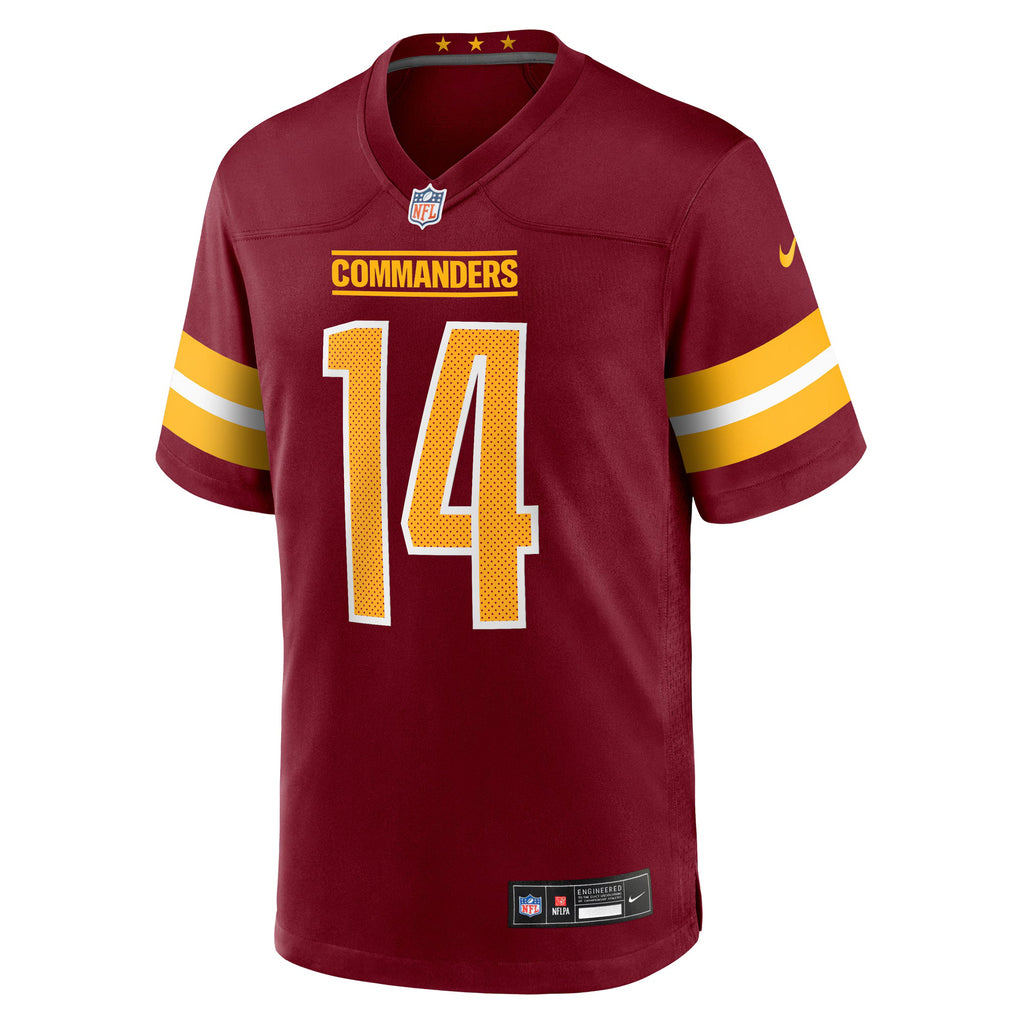 Washington Commanders Josh Johnson Burgundy Team Game Jersey