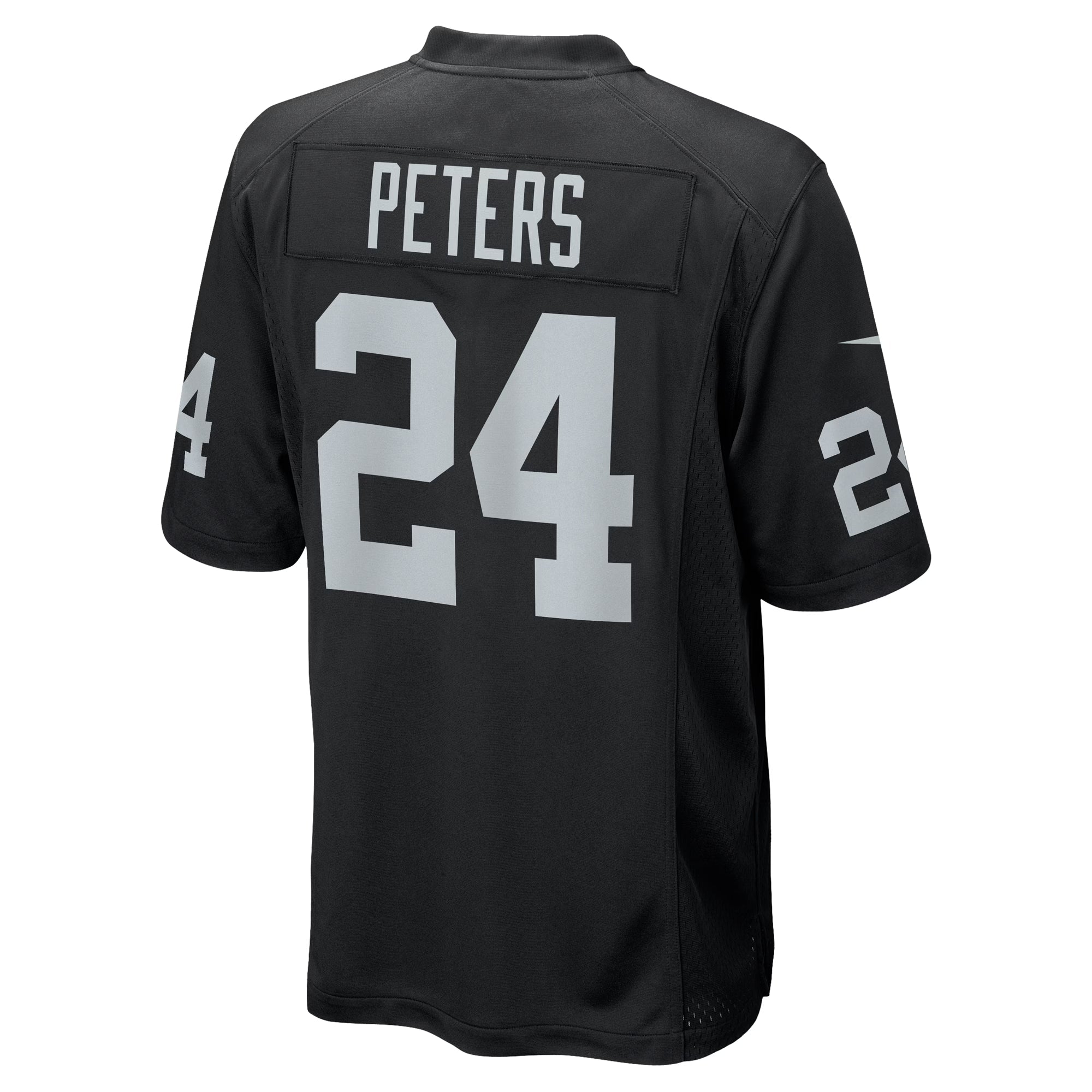 Las Vegas Raiders Marcus Peters Black Team Game Jersey