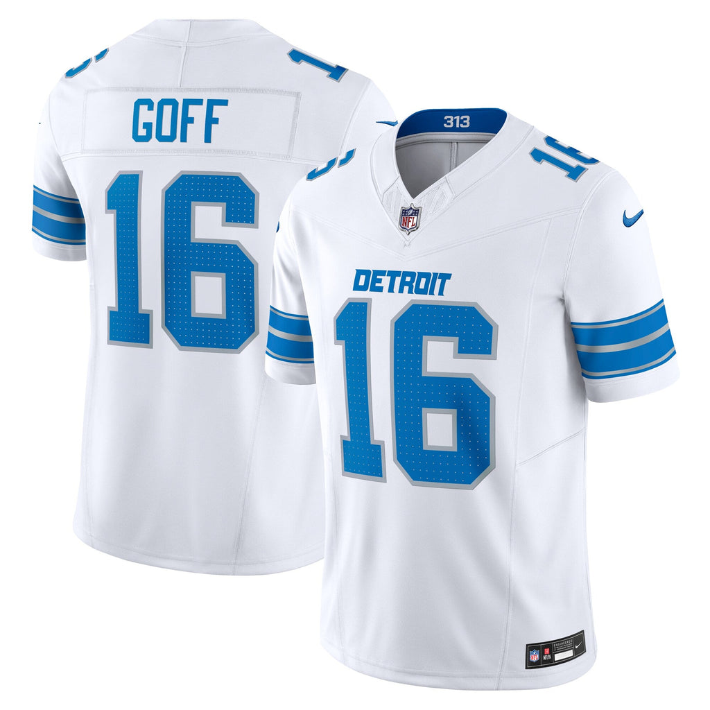 Detroit Lions Jared Goff White Vapor F.U.S.E. Limited Jersey