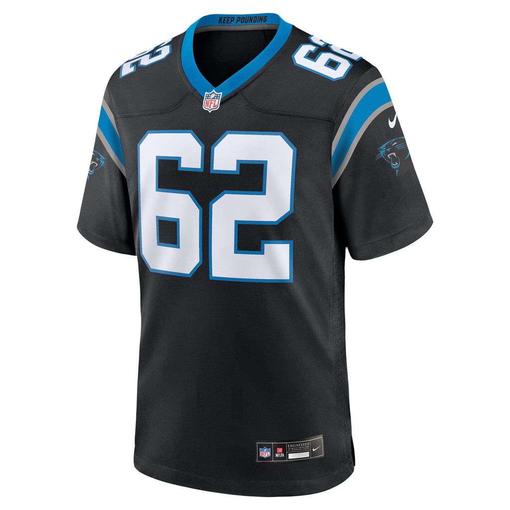 Carolina Panthers Chandler Zavala Black Game Jersey