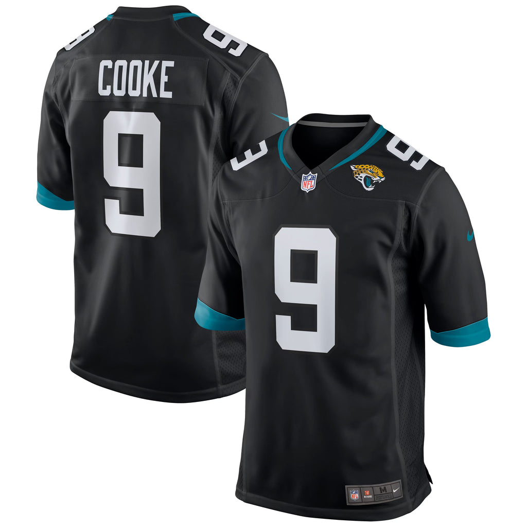 Jacksonville Jaguars Logan Cooke Black Game Jersey