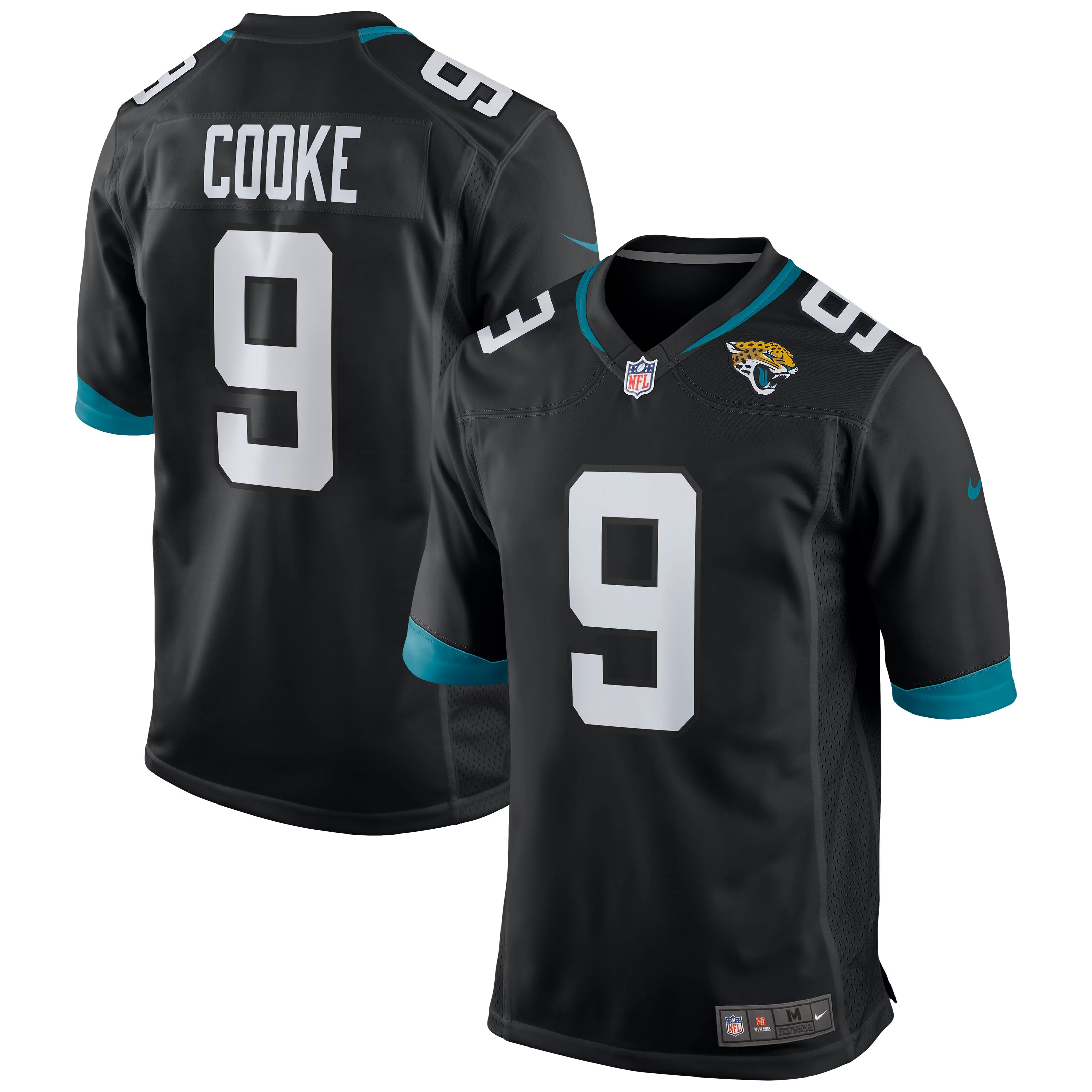 Jacksonville Jaguars Logan Cooke Black Game Jersey